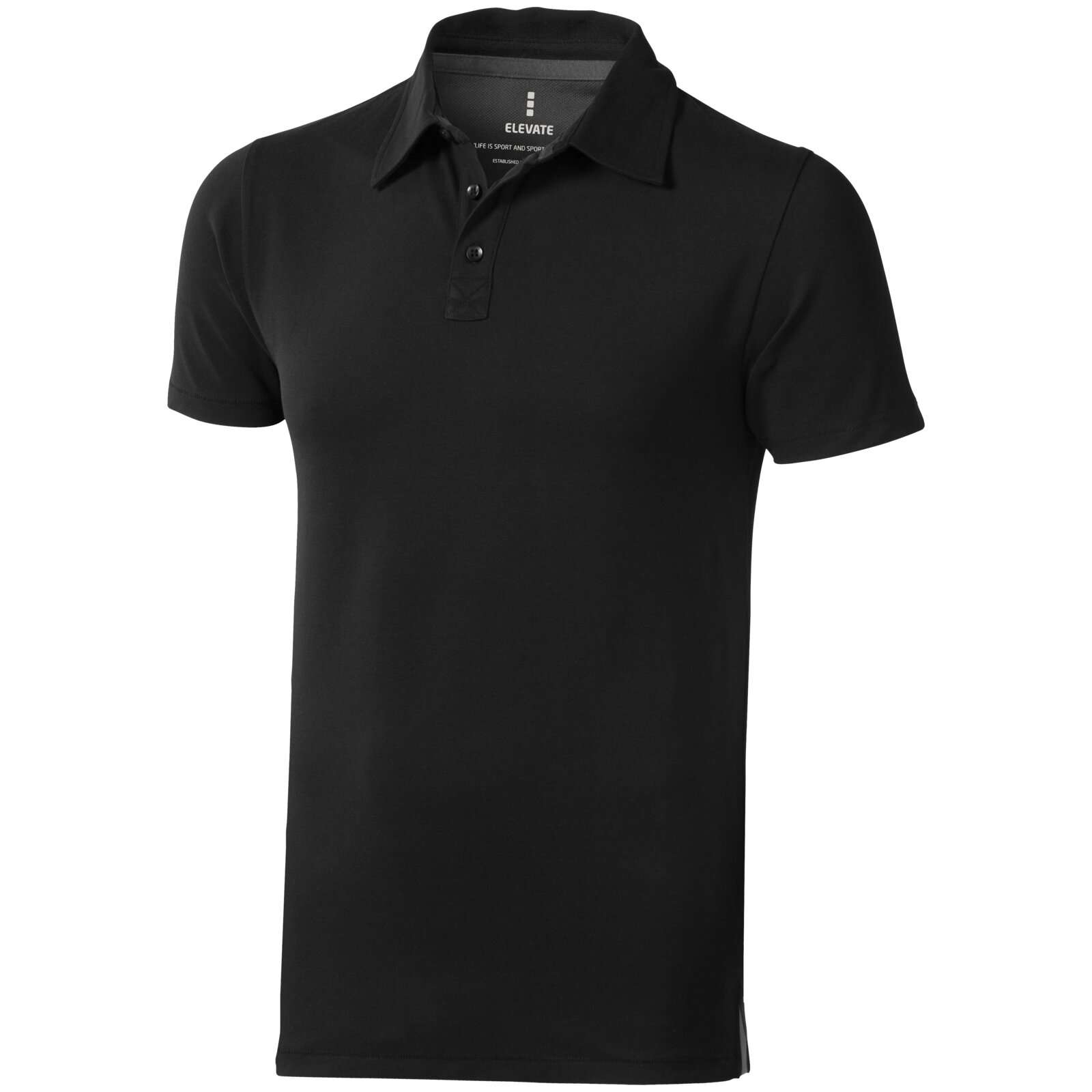 Markham Polo mit V-Einsätzen und Knopfleiste