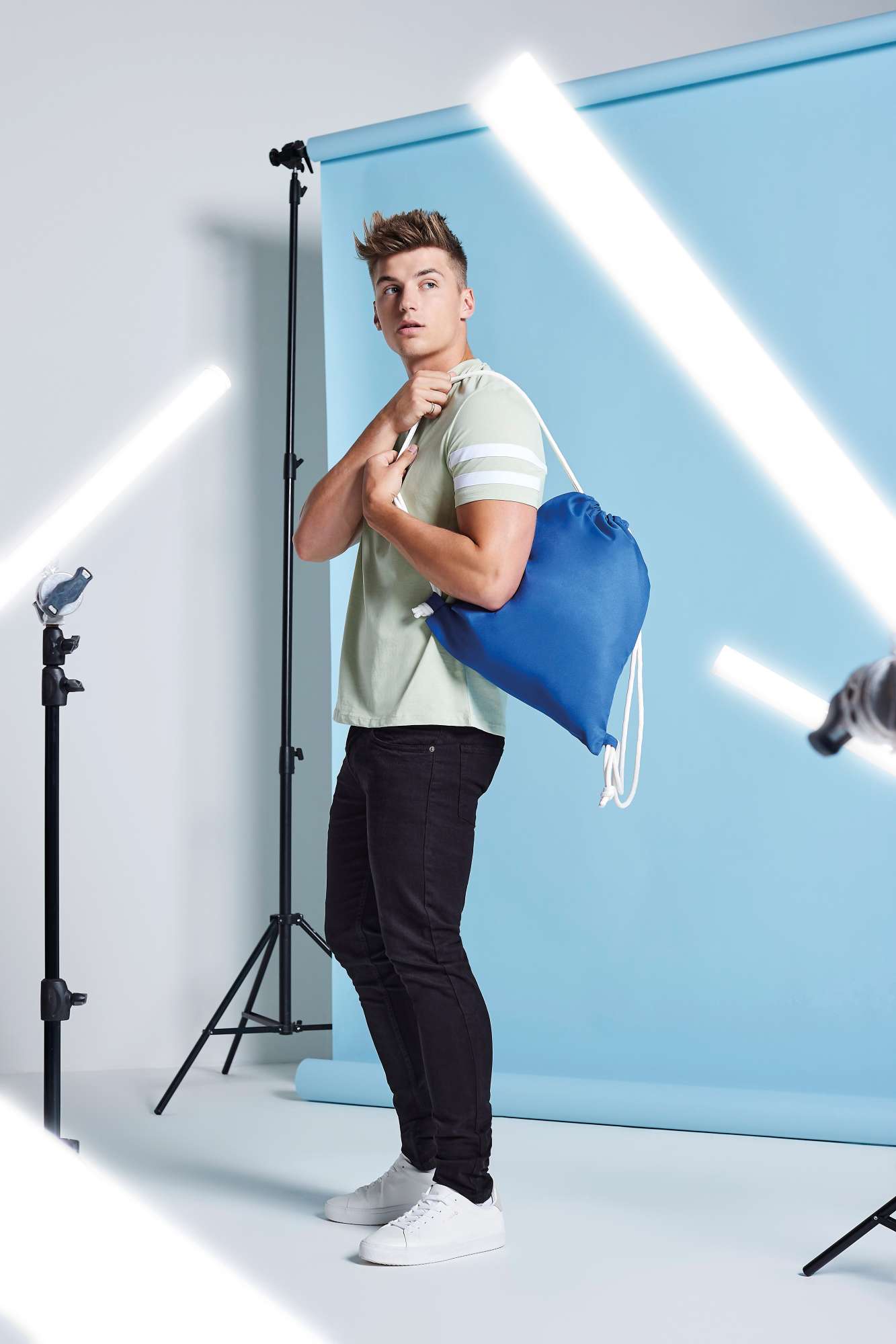 Wasserdichter Gymsack mit Geheimtasche