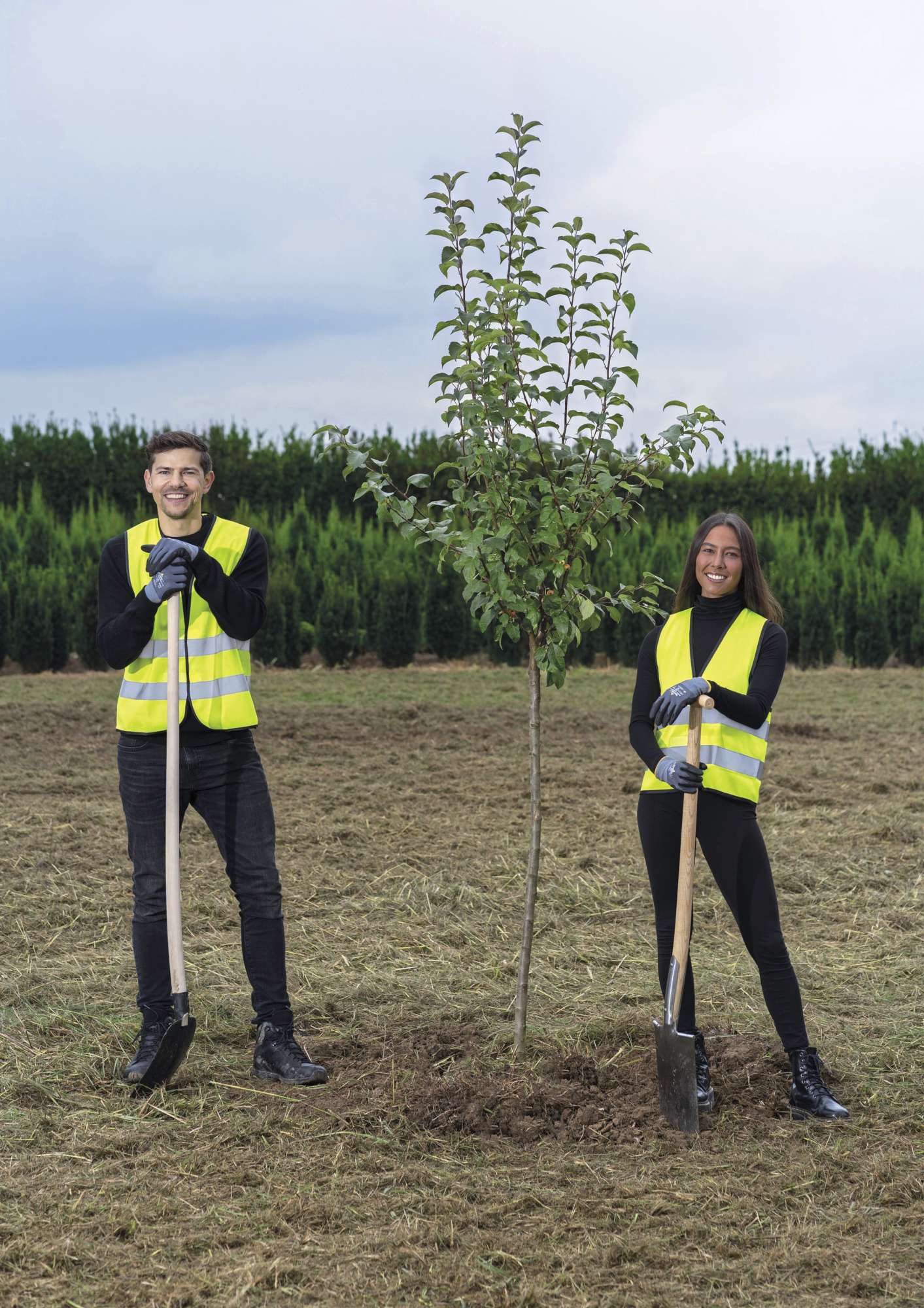 Korntex CO²-neutrale Hi-Vis Warnweste Paris, Signal Yellow XL, KX500CO2