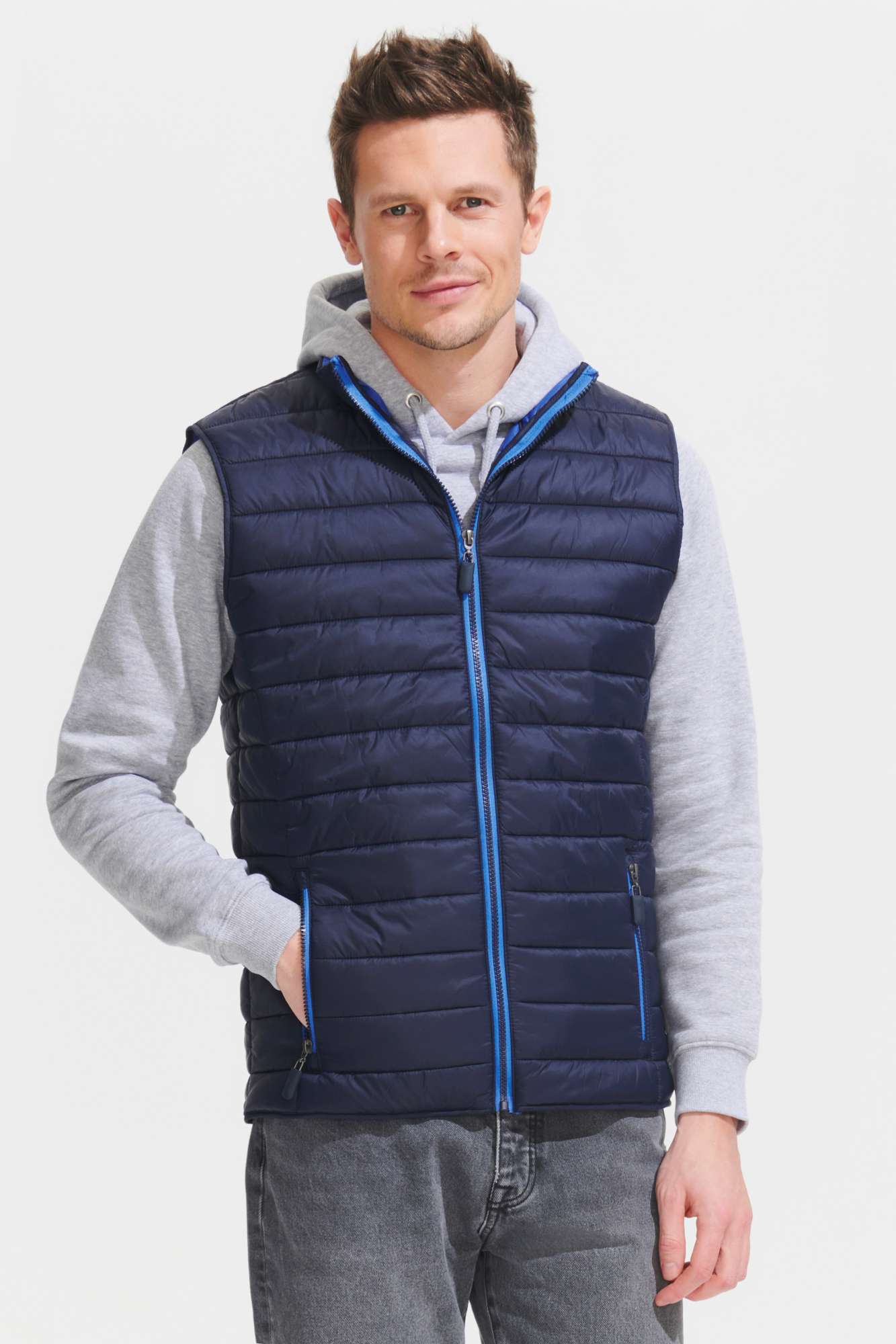 Lightweight Bodywarmer Wave mit Taschen für Herren
