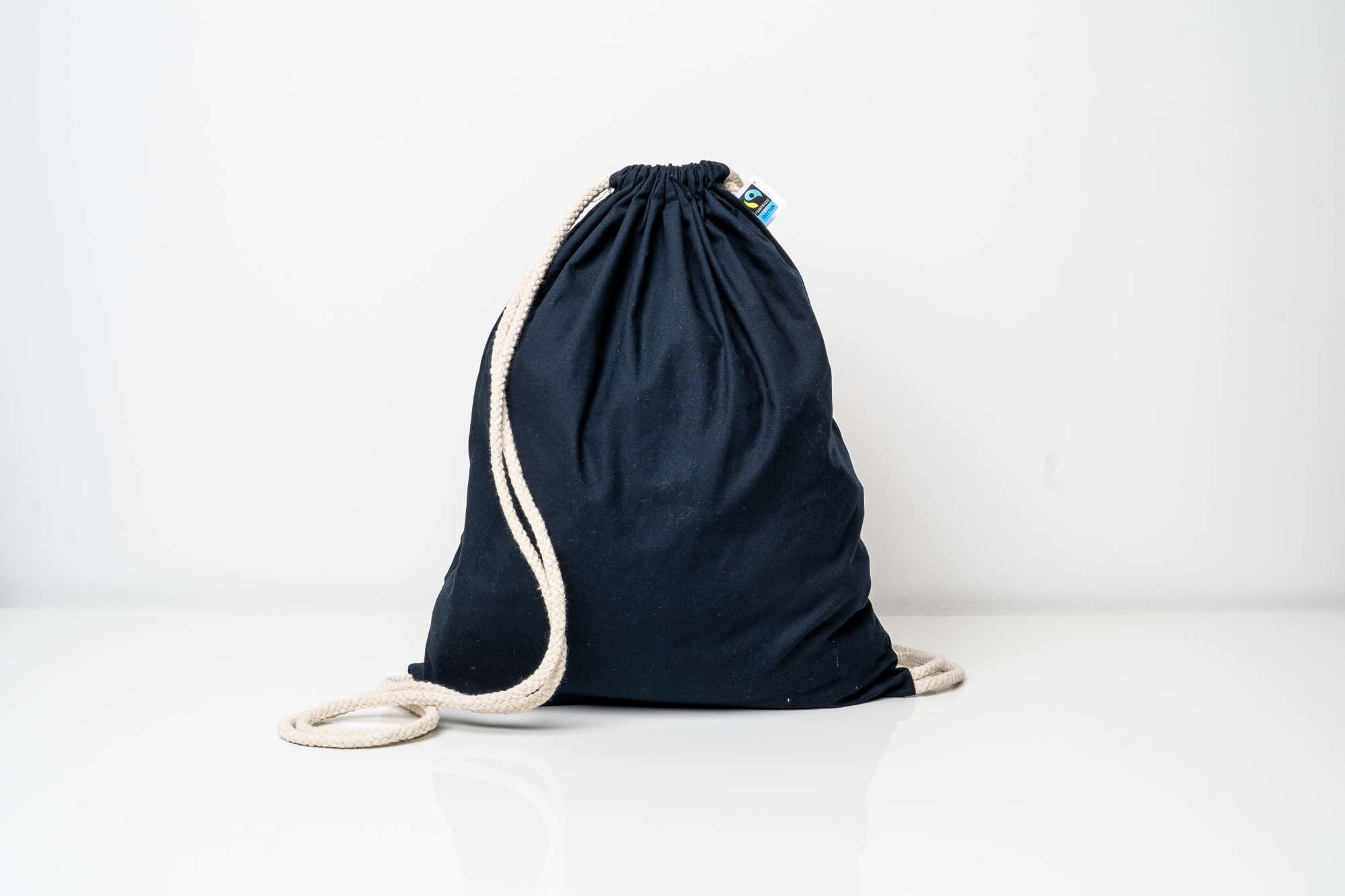 Printwear Fairtrade Gymbag aus 100% Bio-Baumwolle, Graphite Grey (ca. Pantone 447C) 38 x 46 cm, XT400