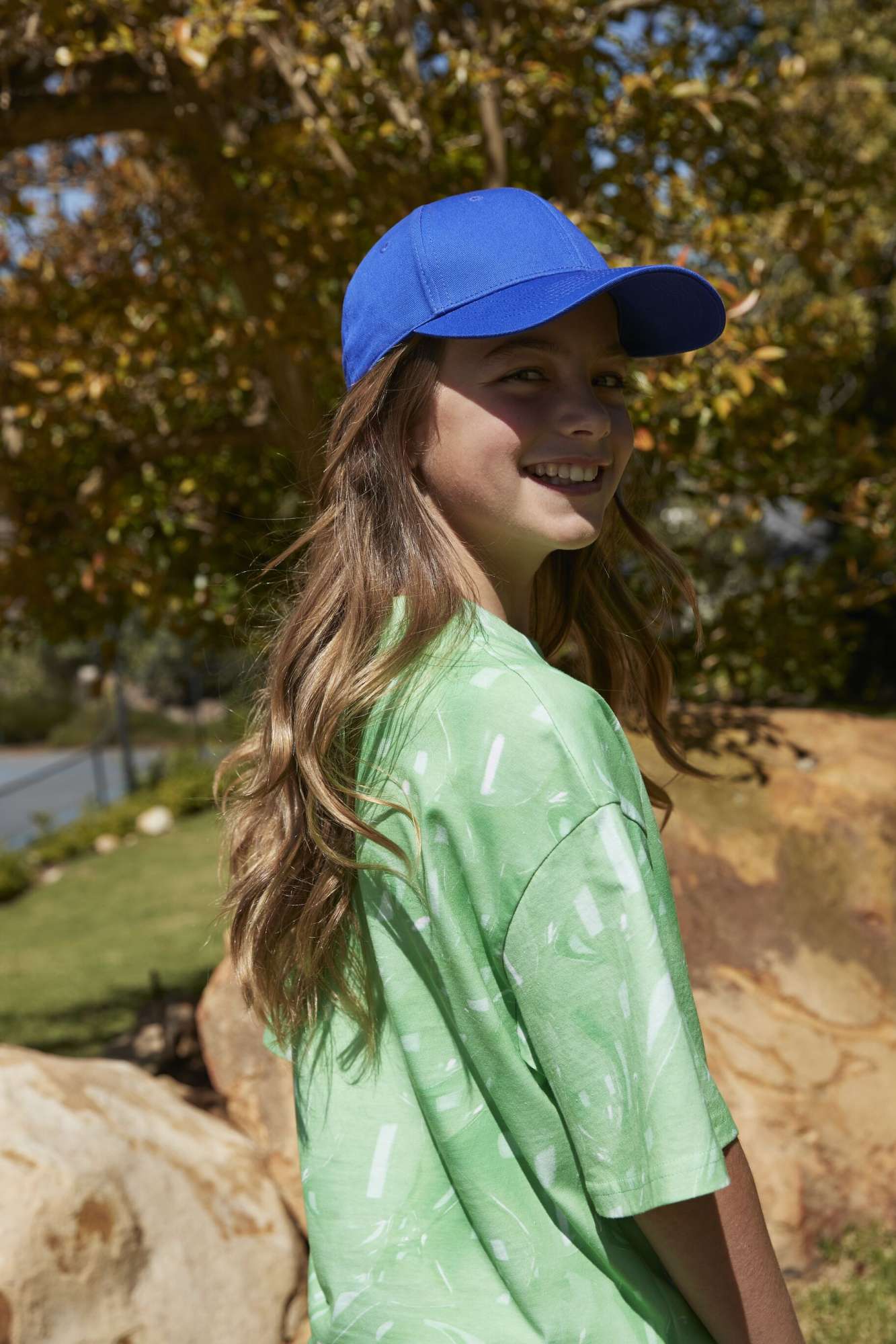 Bio-Baumwolle 6-Panel Cap für Kinder