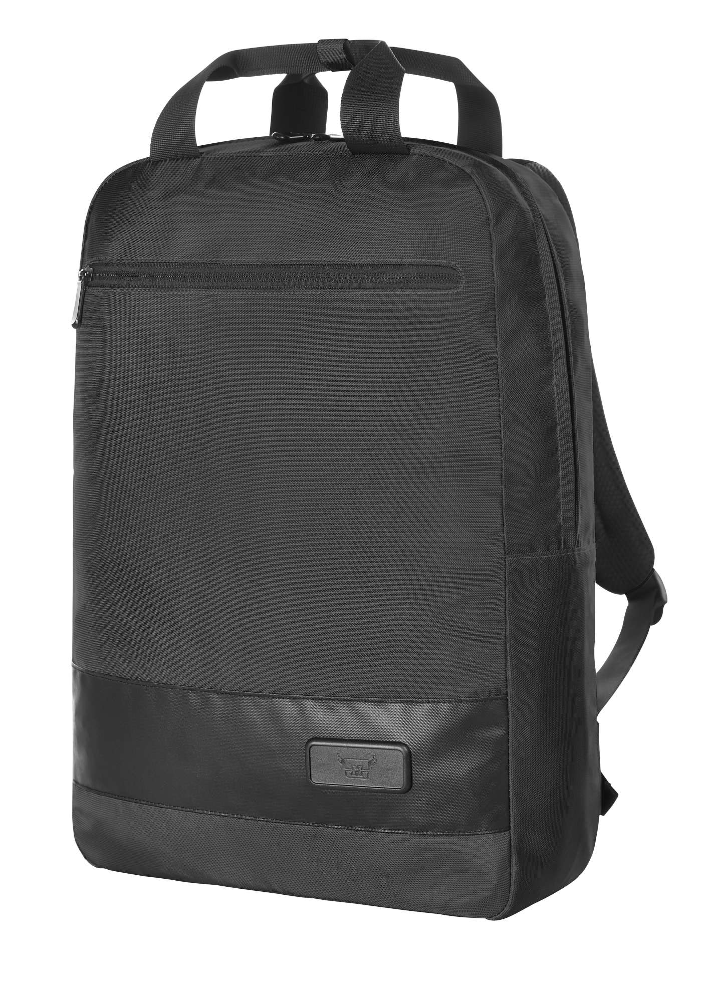 Halfar Notebook-Rucksack Stage mit Kontrast-Streifen, Taupe 32 x 43 x 14 cm, HF6089