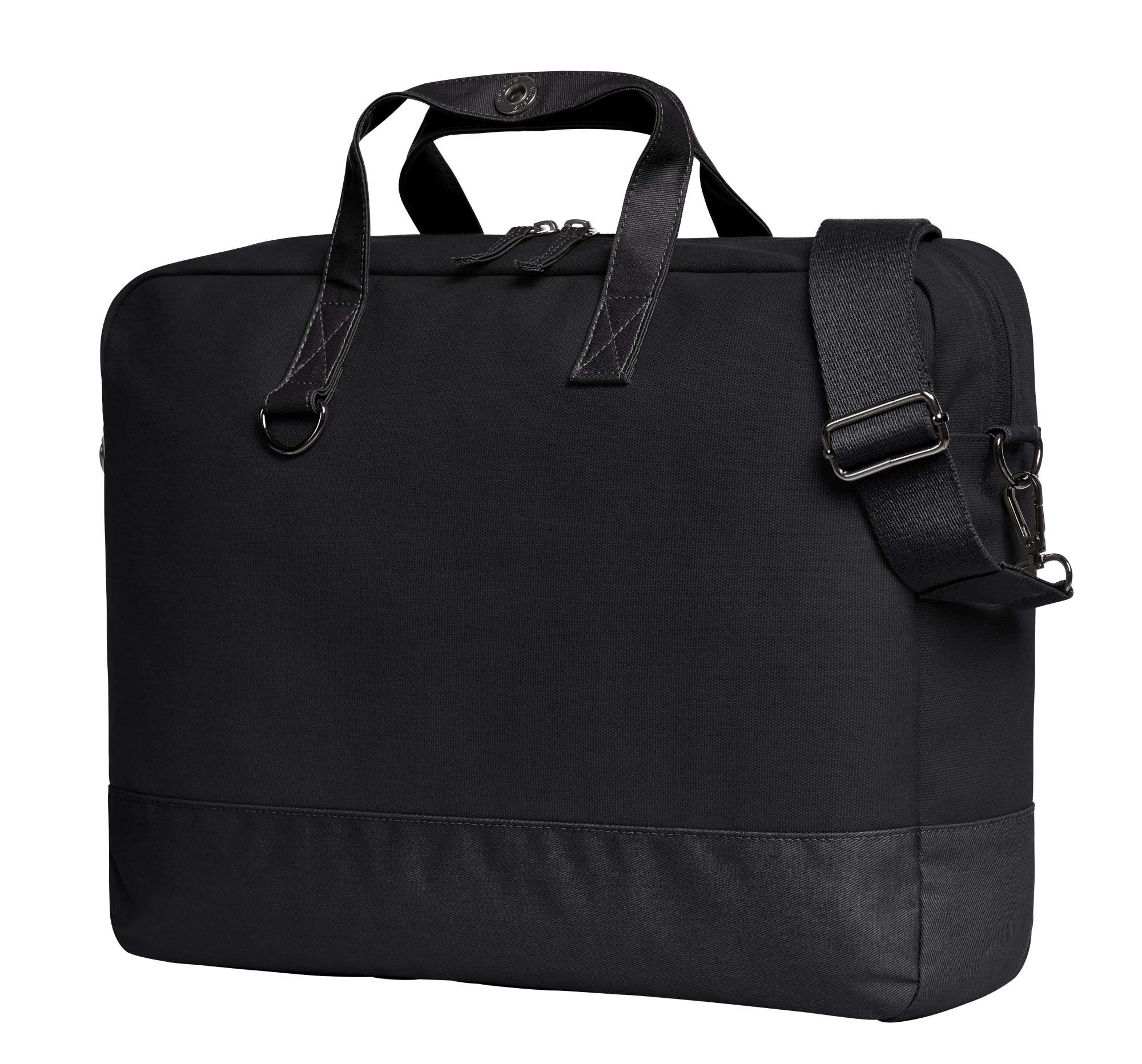 Halfar Notebook-Tasche Life mit gepolstertem Fach, Black/Black 40 x 30 x 8 cm, HF6521