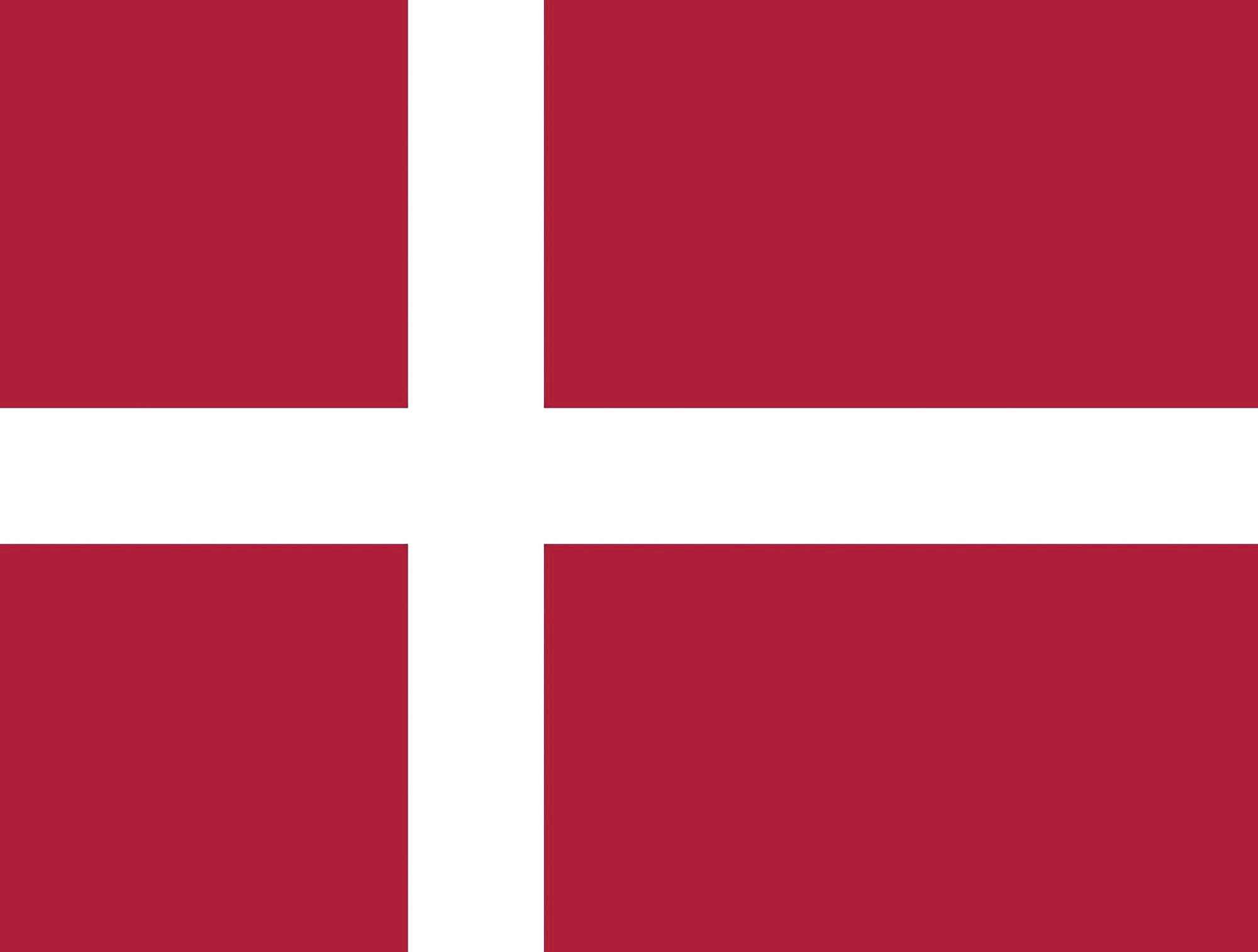 Dänemark Fahne 90x150 cm Polyester