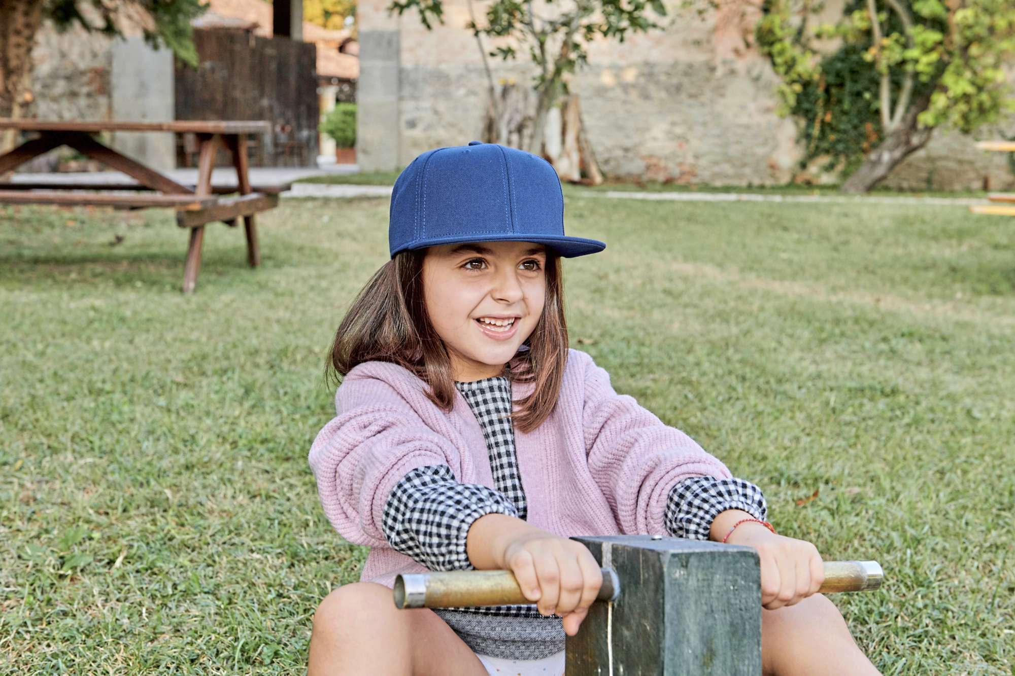 Recyceltes Kinder Snapback Cap