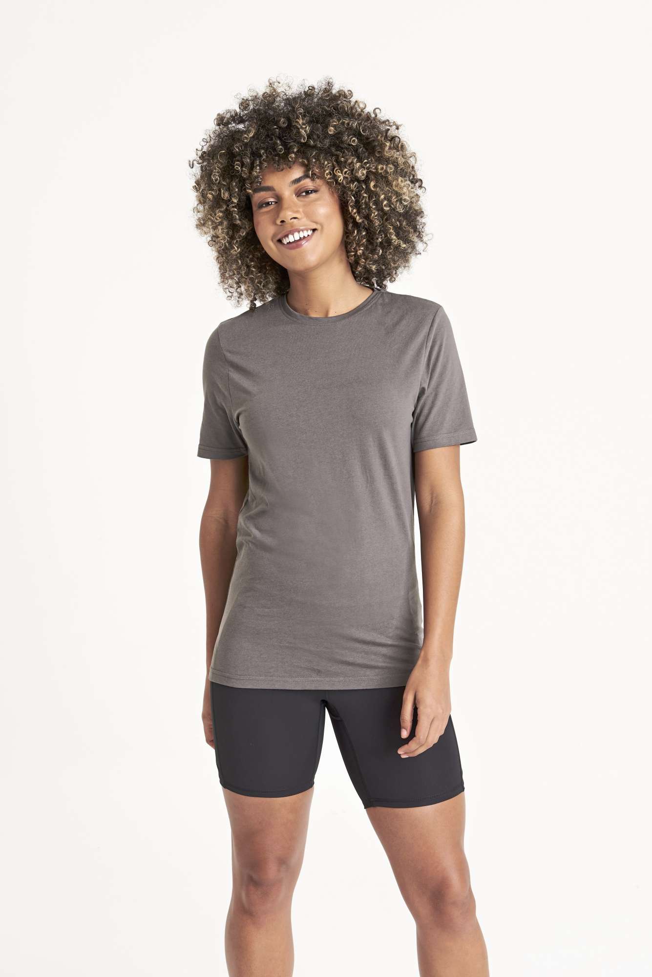 Sportliches Urban Fitness T-Shirt Baumwollmix