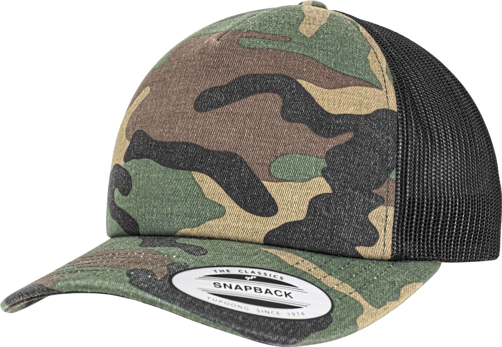 Flexfit Camo Trucker Cap mit Mesh