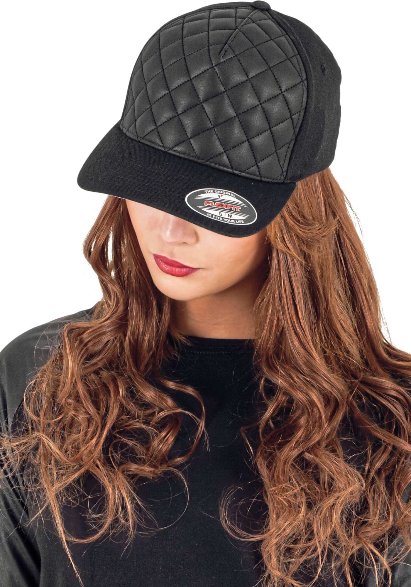 Diamond Quilted Flexfit Cap mit Gummizug