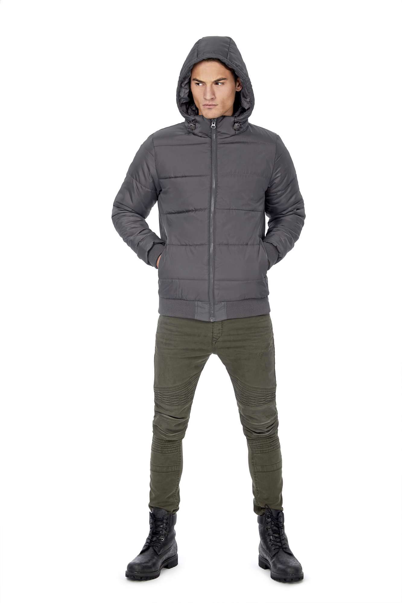 Herrenjacke Superhood mit abnehmbarer Kapuze