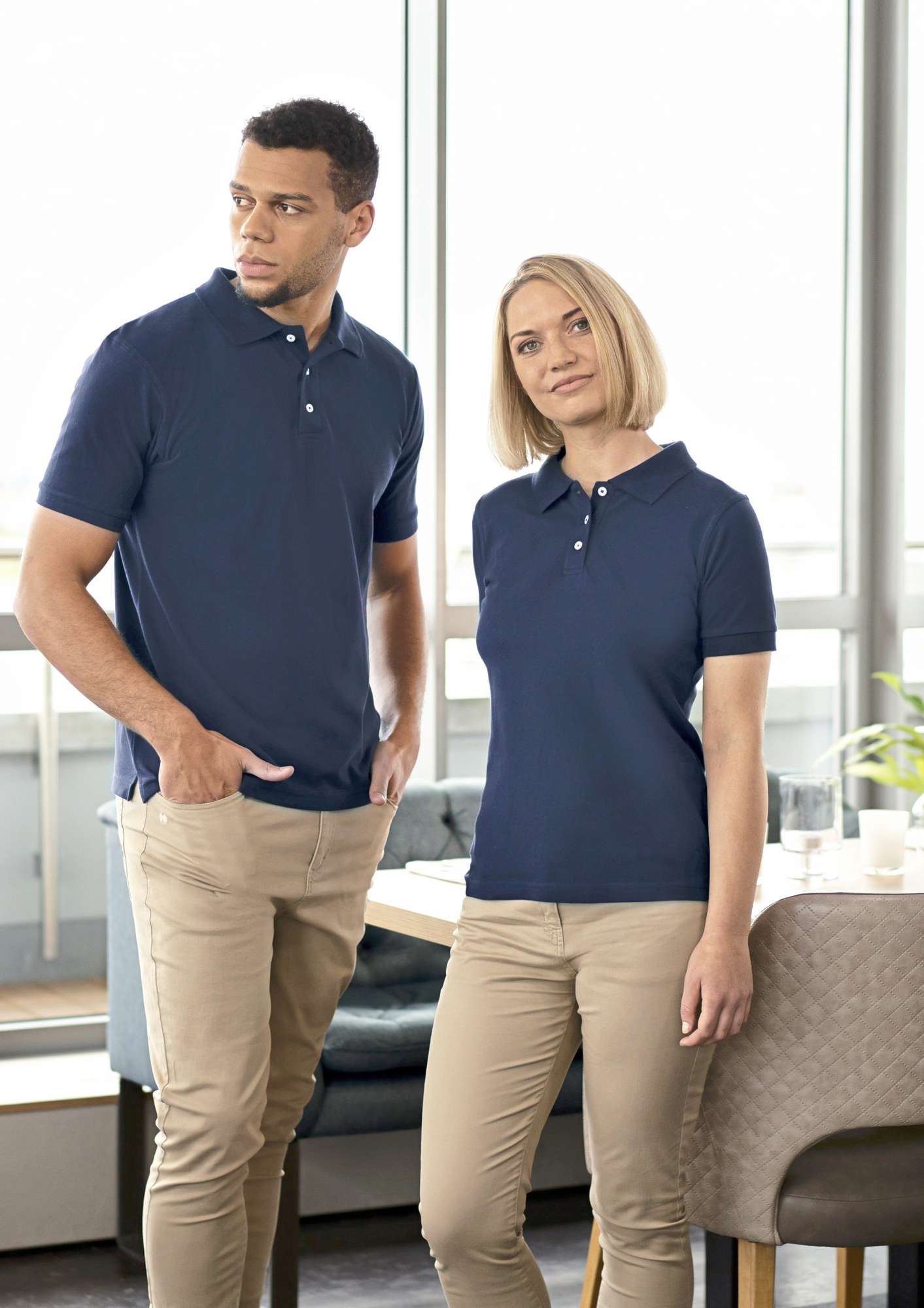 Karlowsky Poloshirt Modern-Flair Jersey-Piqué für Herren, Fuchsia (ca. Pantone 689C) XL, KY143