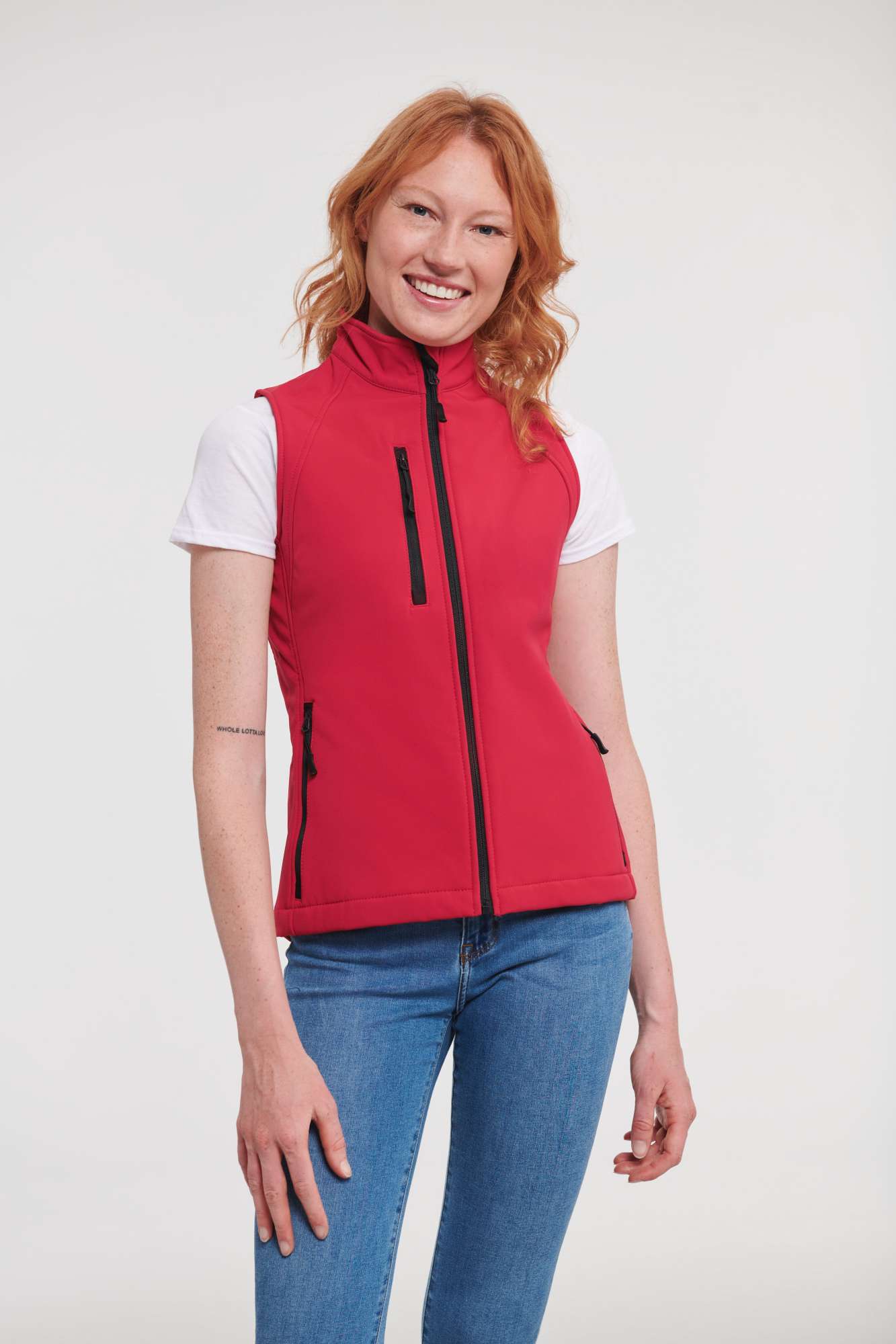 Softshell Weste mit Taschen für Damen