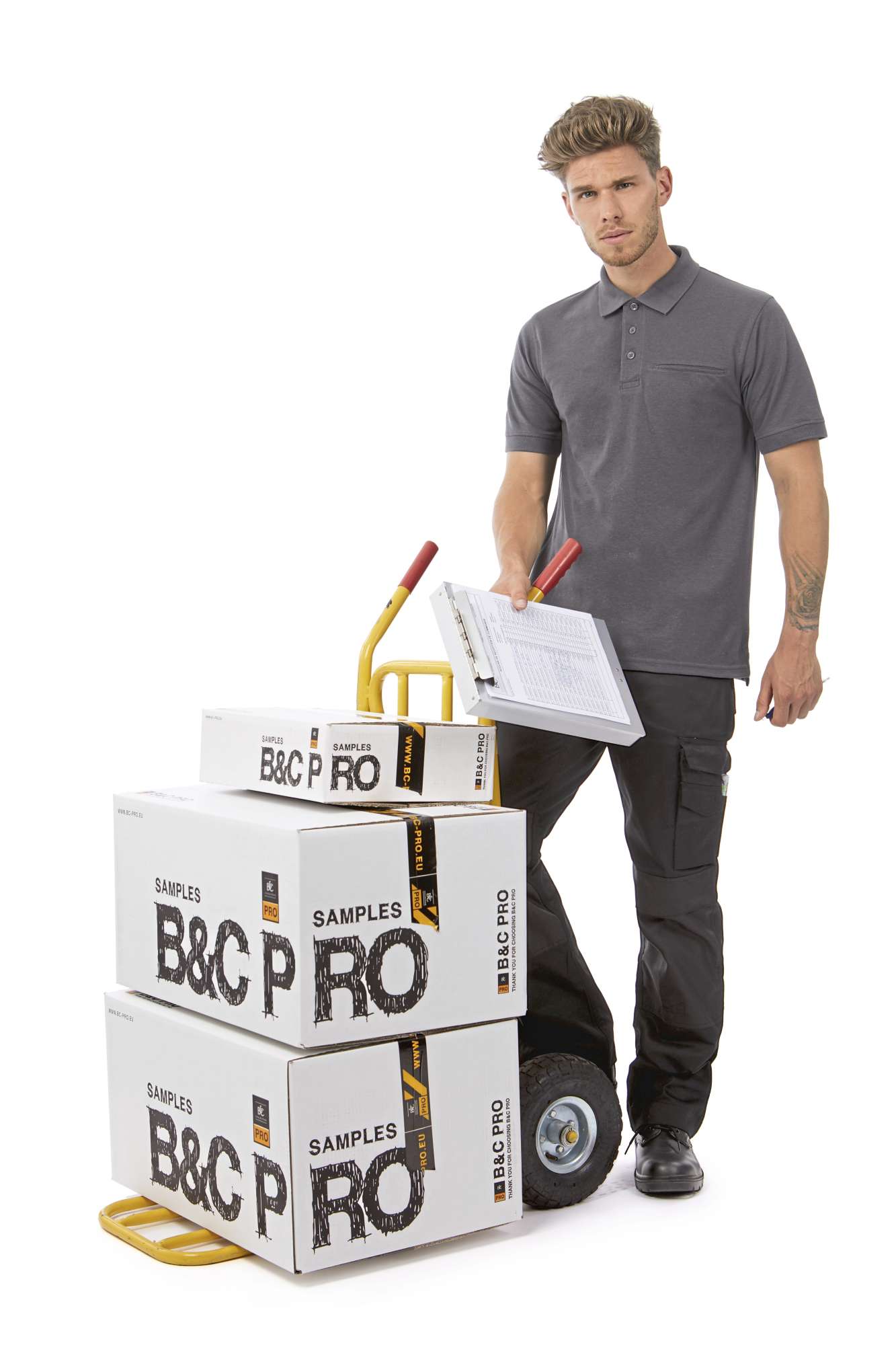 Energy Pro Polo aus recyceltem Material