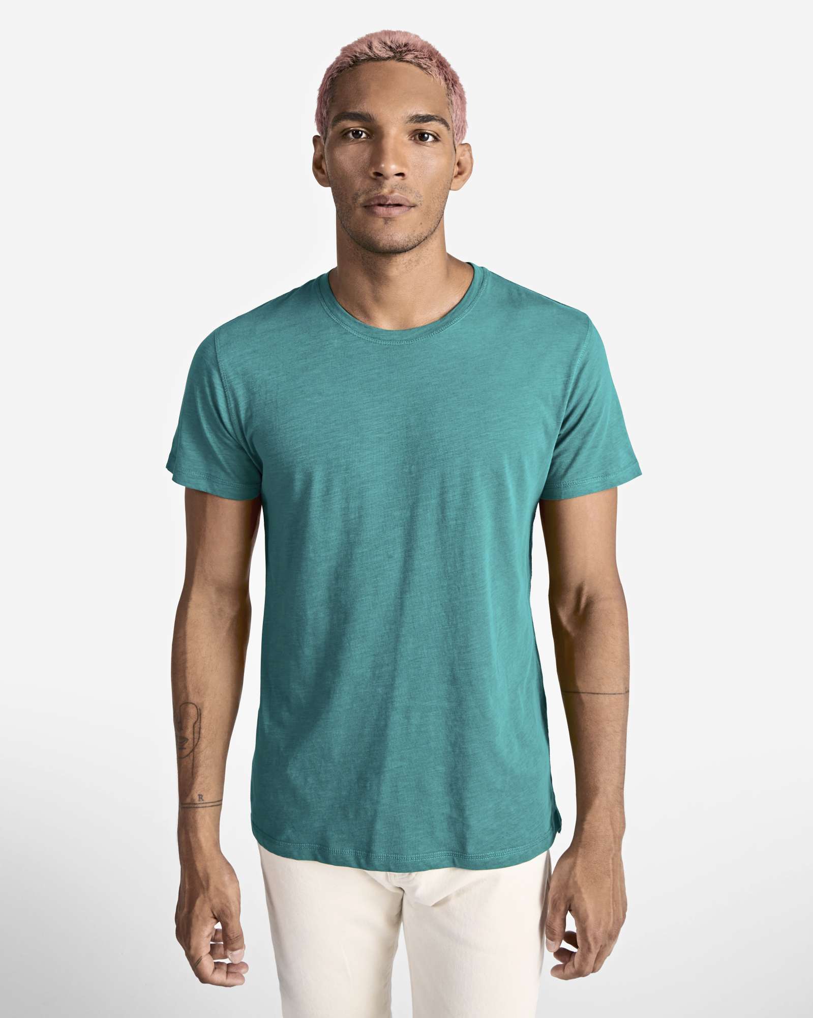 Roly Terrier T-Shirt mit schräg melierter Optik, Royal Blue 05 M, RY0396