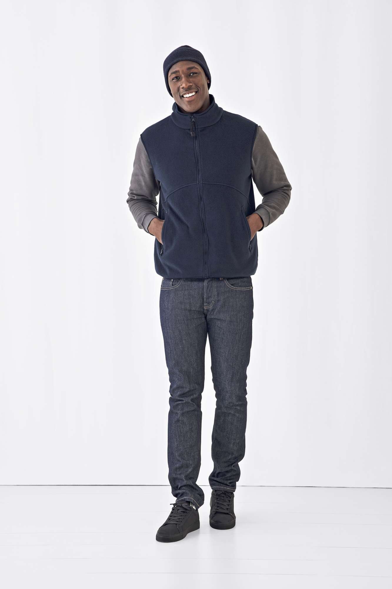 Fleece Traveller+ Weste mit Reißverschluss