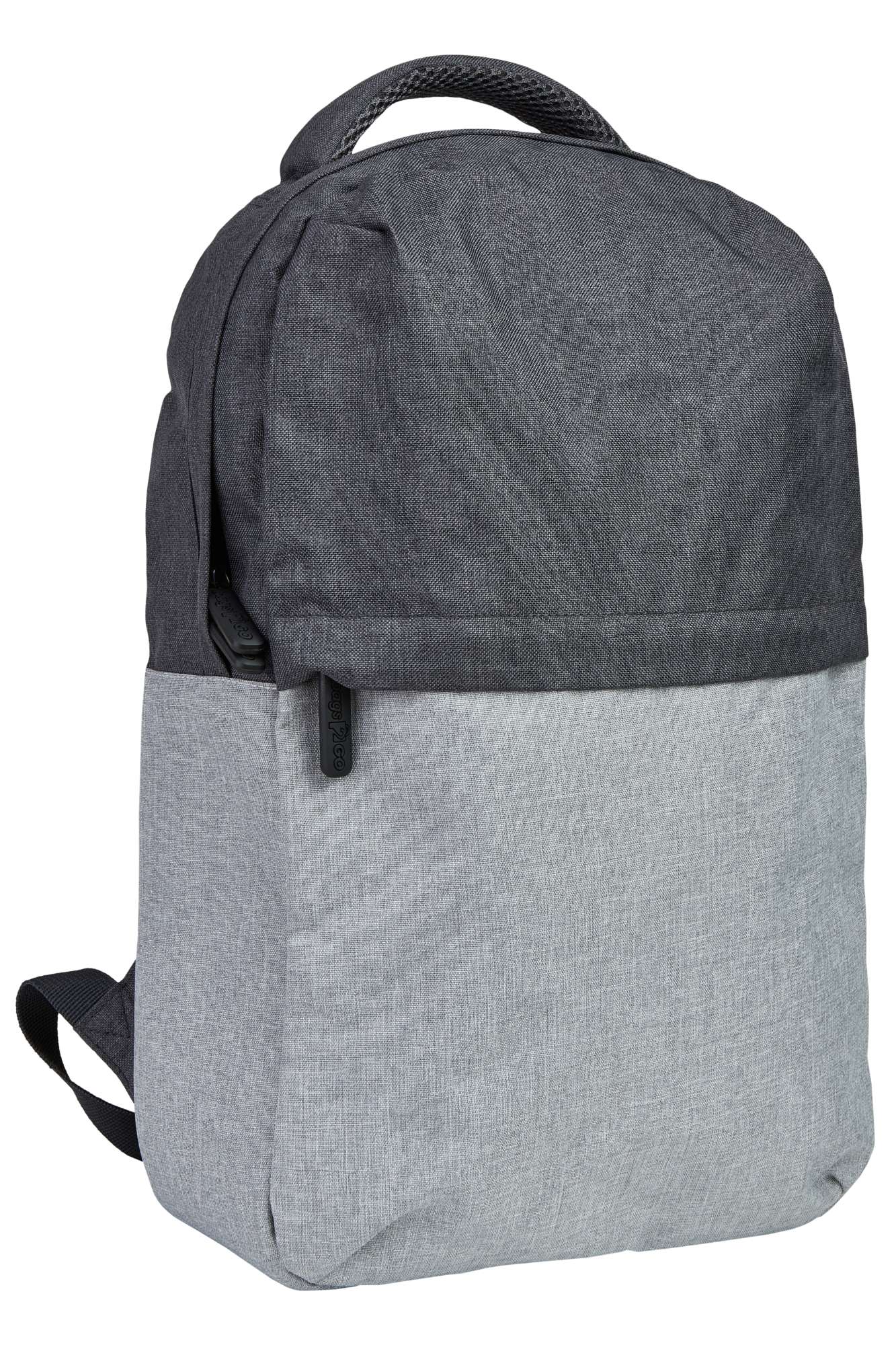 Bags2Go Daypack Stockholm mit Laptopfach, Dark Grey Melange/Light Grey Melange 43 x 30 x 10 cm, BS19431