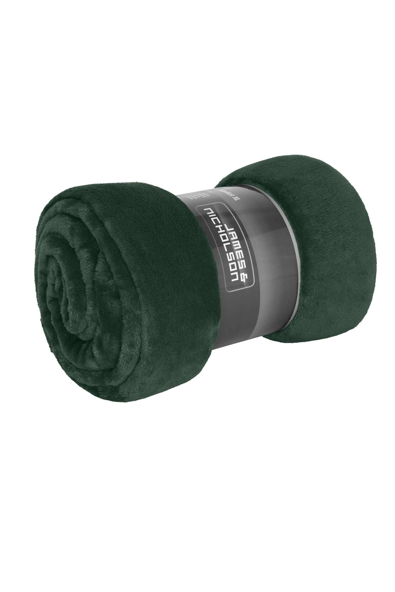 James&Nicholson Microfaser Fleece Decke XL 180x130 cm, Silver (Solid) 180 x 130 cm, JN1907