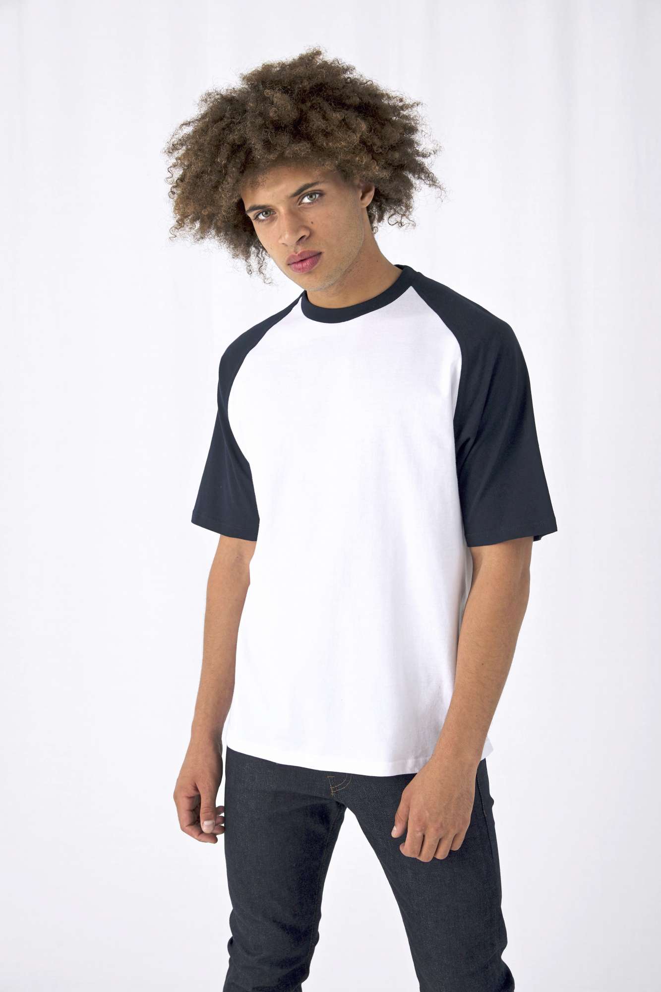 Baseball-T-Shirt mit Raglanärmeln