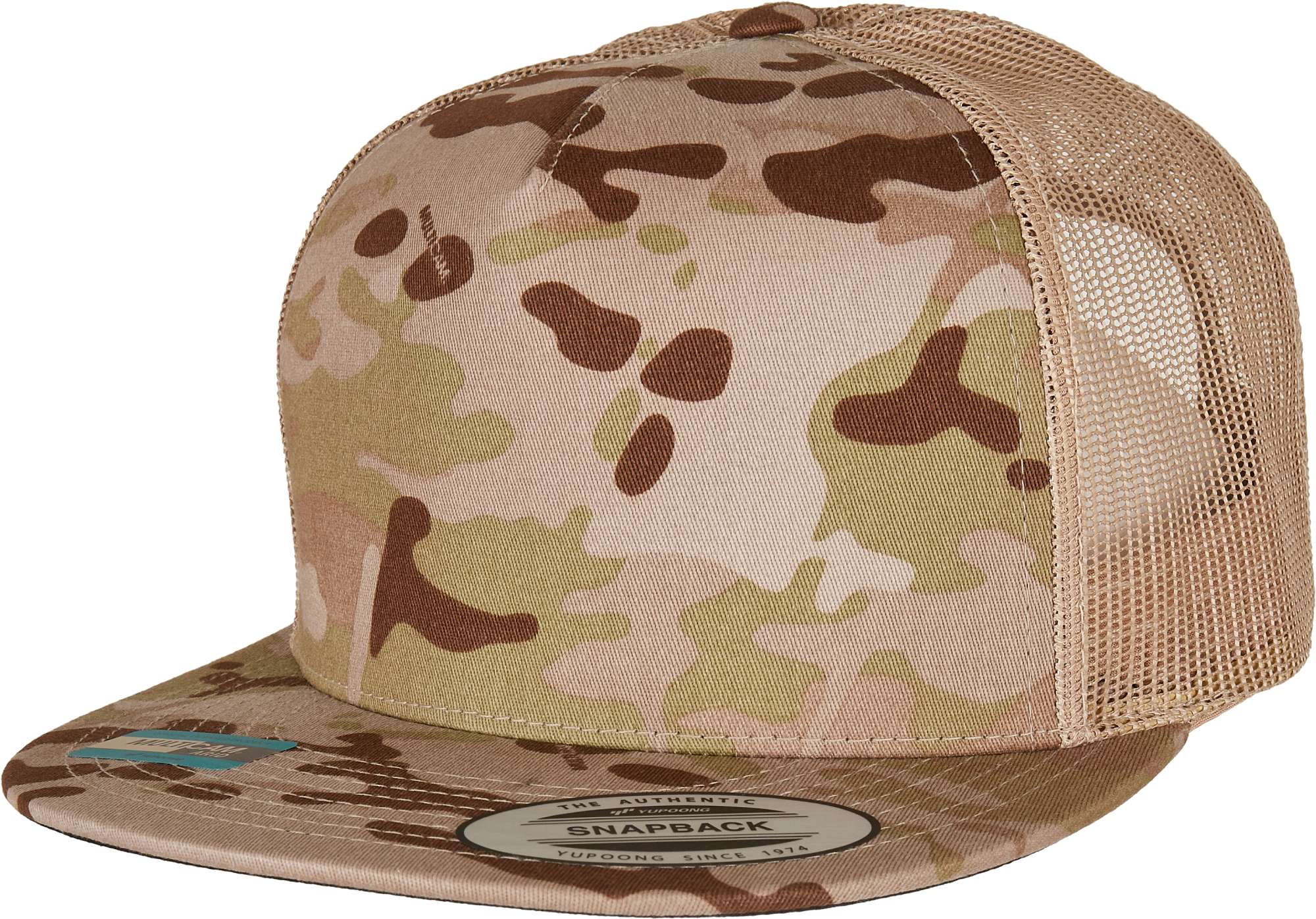 Multicam Trucker Cap mit Mesh-Rückseite
