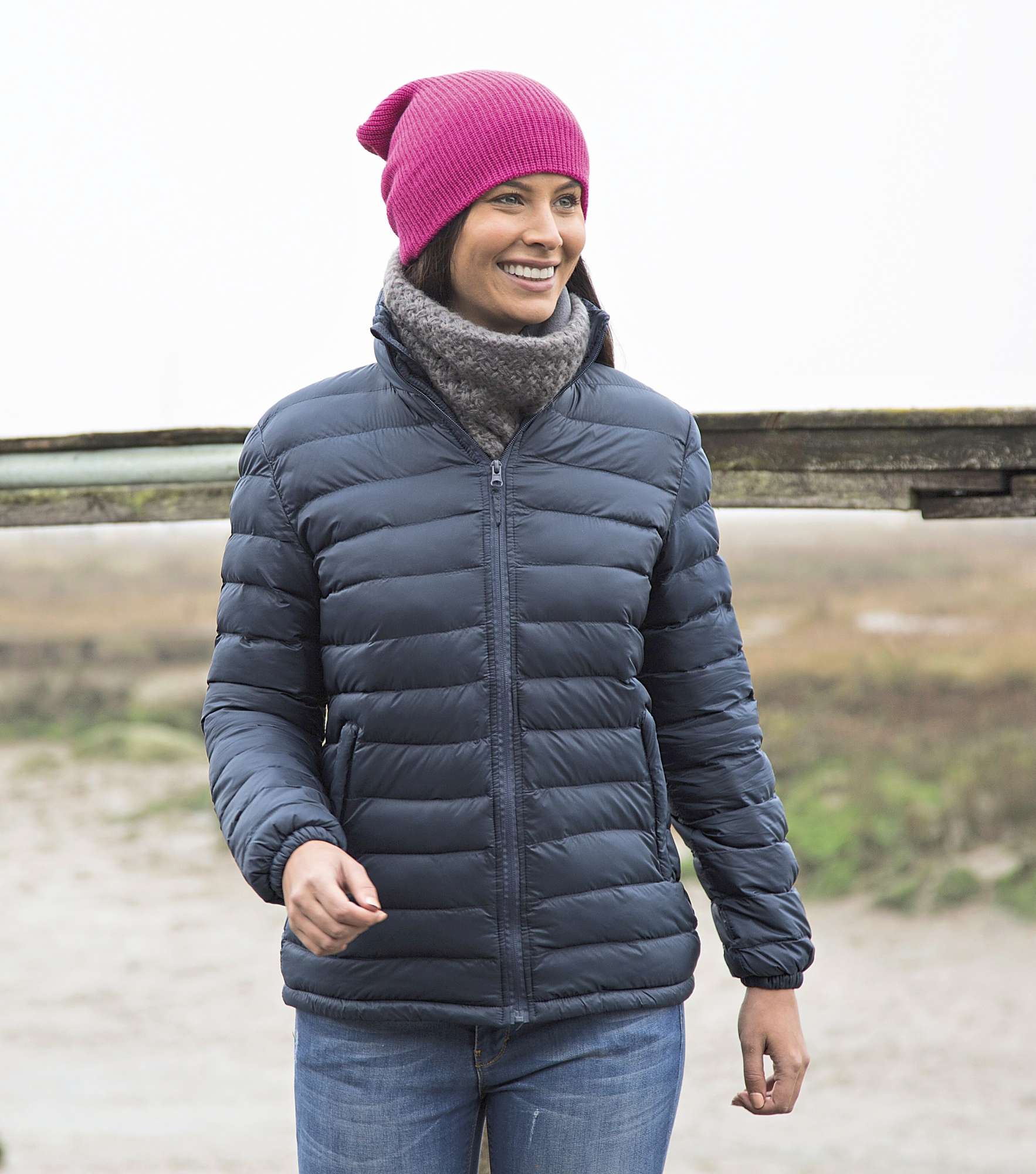 Result Padded Jacke Ice Bird für Damen, Navy XL, RT192F