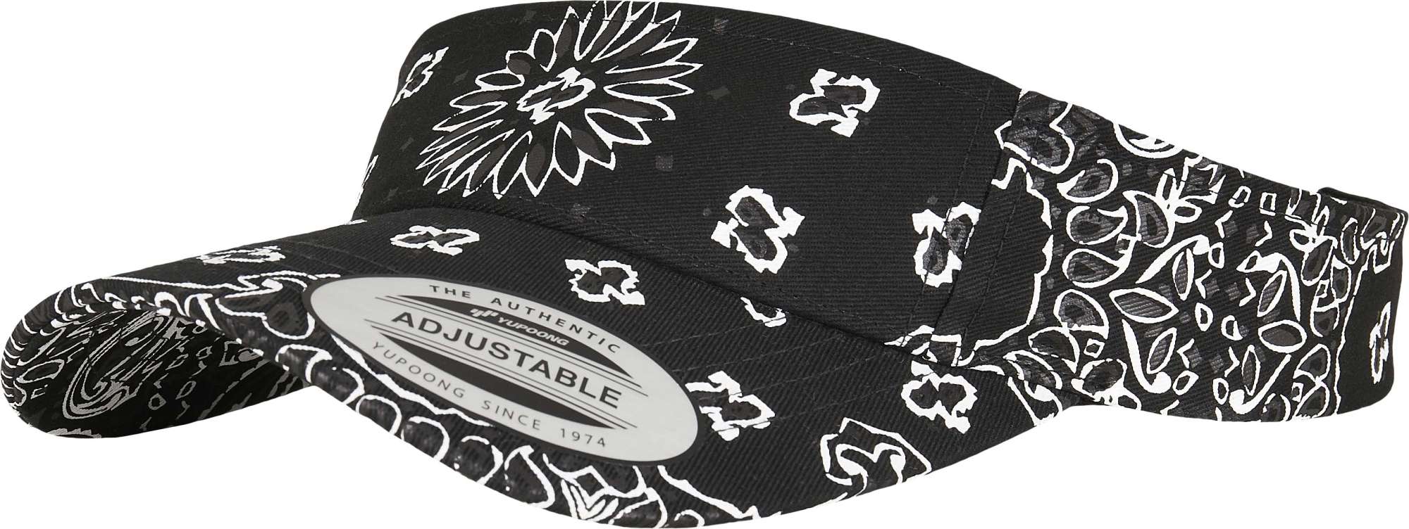 Bandana Print Visor mit Klettverschluss