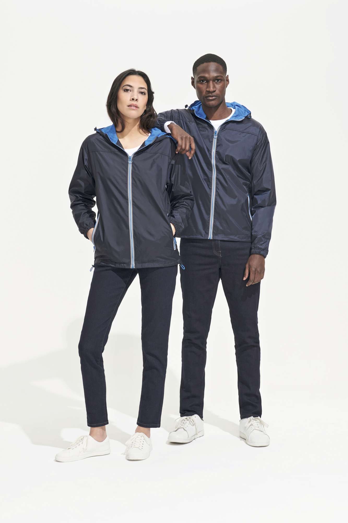 Wasserabweisende Windbreaker Skatejacke Nylon