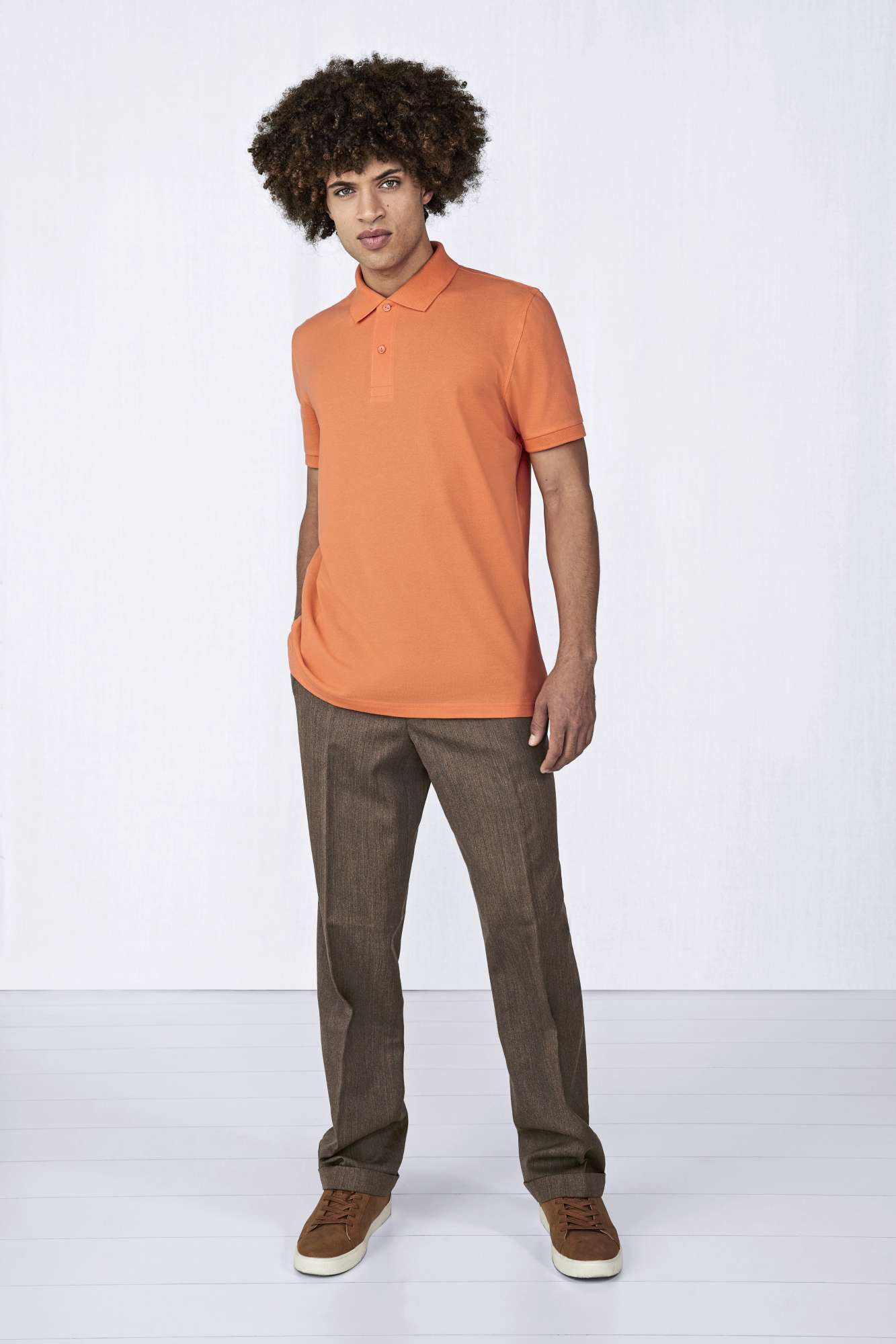 My Polo 210 Baumwoll-Poloshirt mit Knopfleiste
