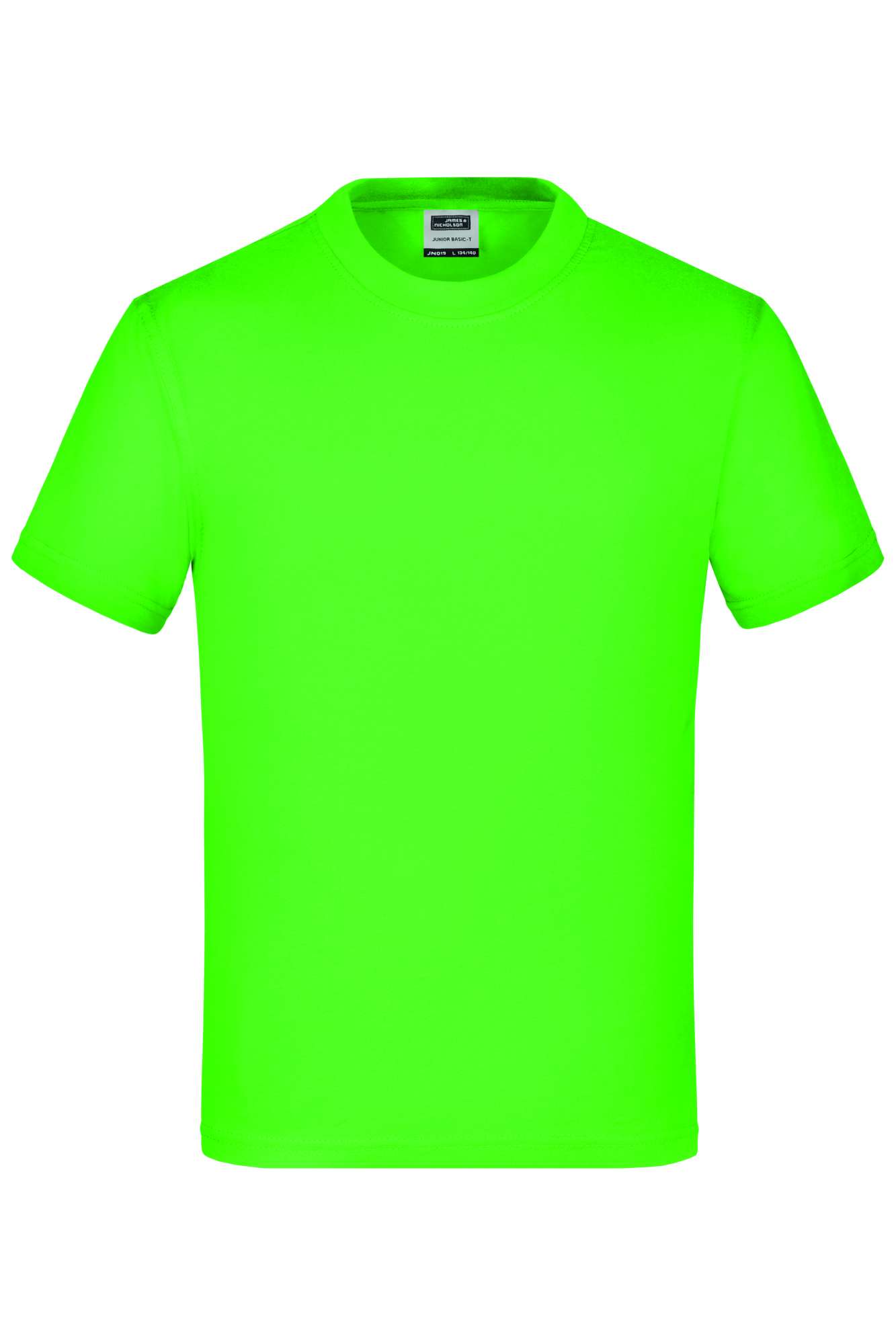 James&Nicholson Komfort-T-Shirt mit Rundhalsausschnitt für Kinder, Orange M (122/128), JN019