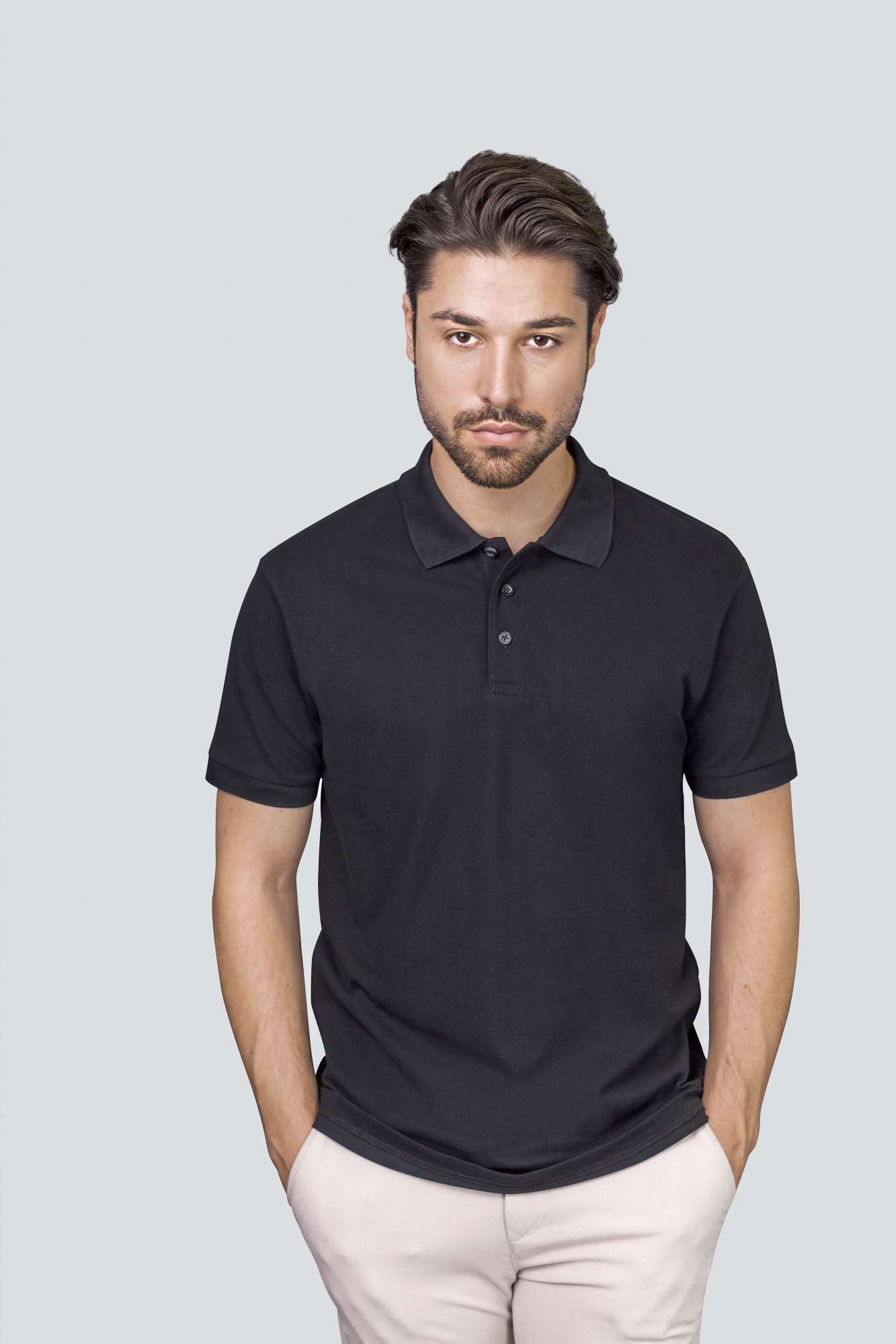 Poloshirt aus 100% Baumwolle für Herren