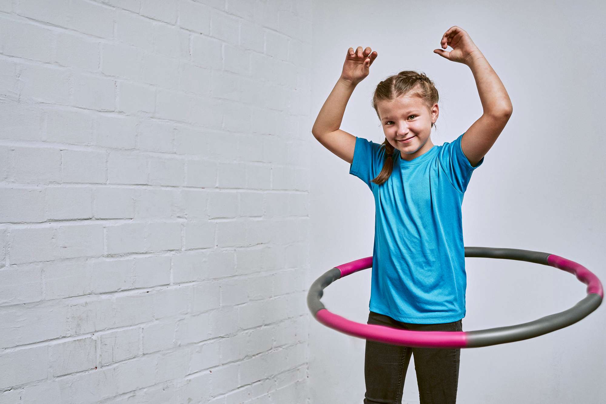 Junior Performance-T-Shirt mit UV-Schutz