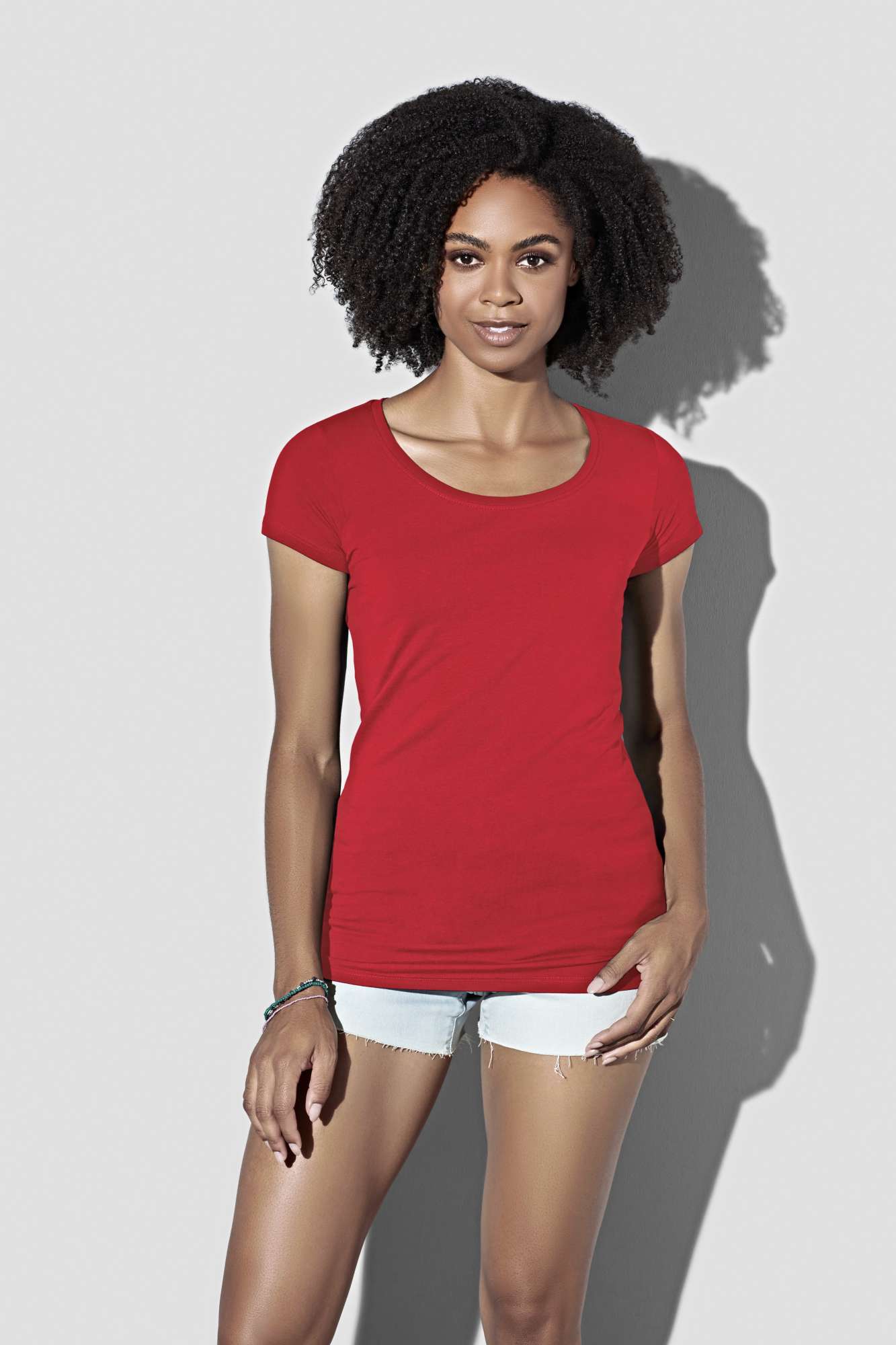Claire Crew Neck T-Shirt Damen Baumwolle