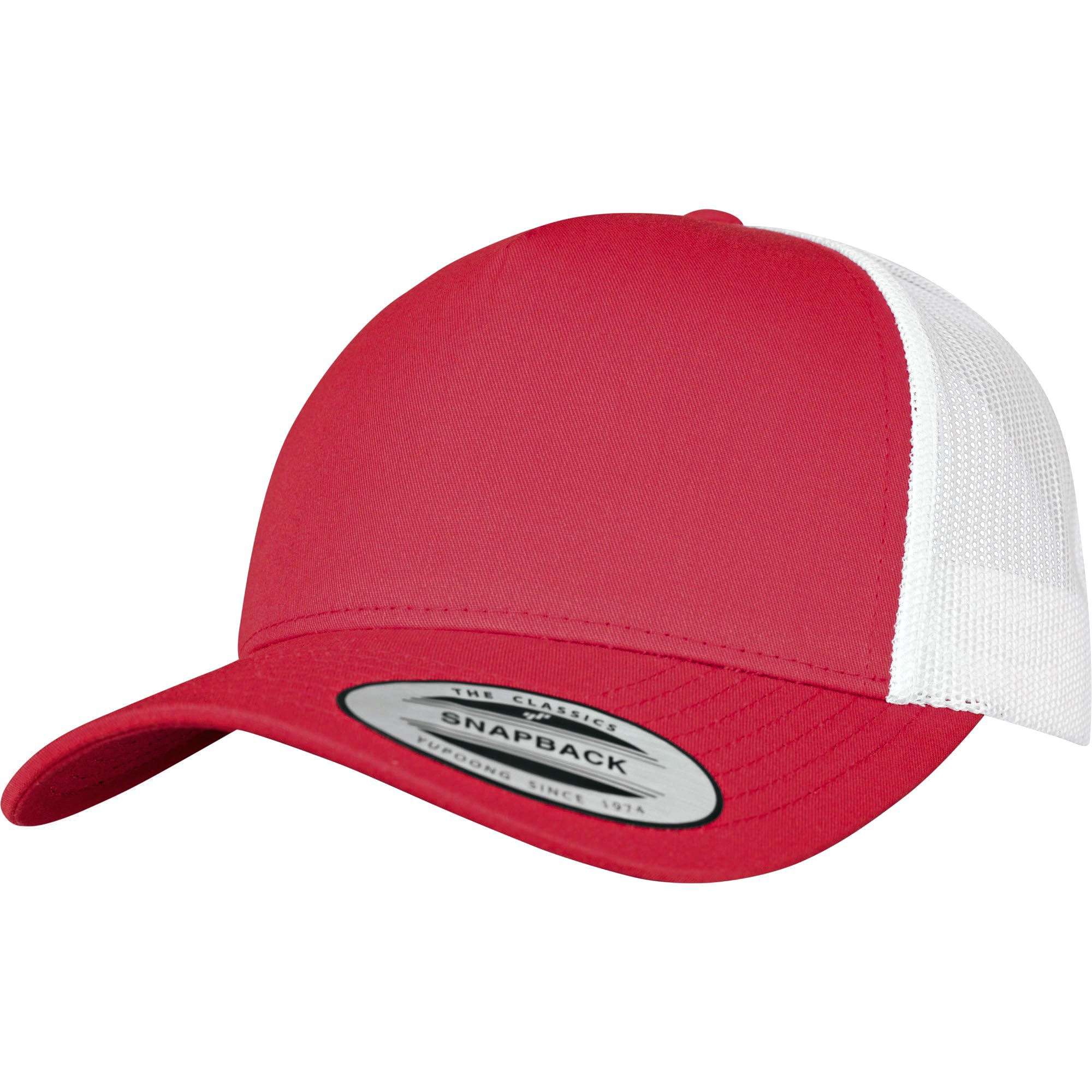 FLEXFIT 5-Panel Retro Trucker Cap 2-Tone, Black/White One Size, FX6506T