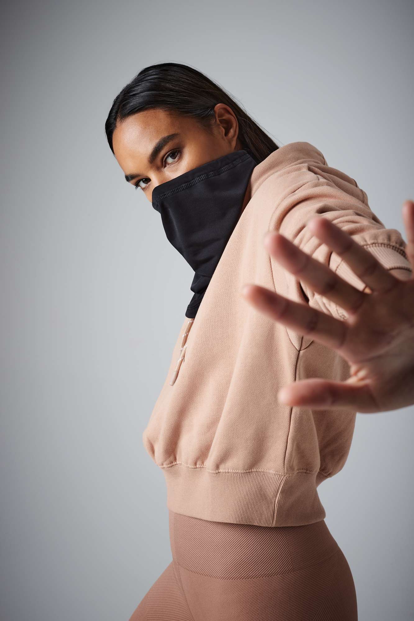 Softshell Sport Halswärmer mit Zugband