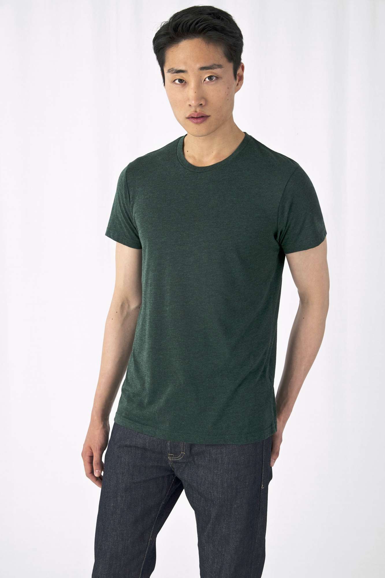 Triblend T-Shirt mit Crewneck für Herren