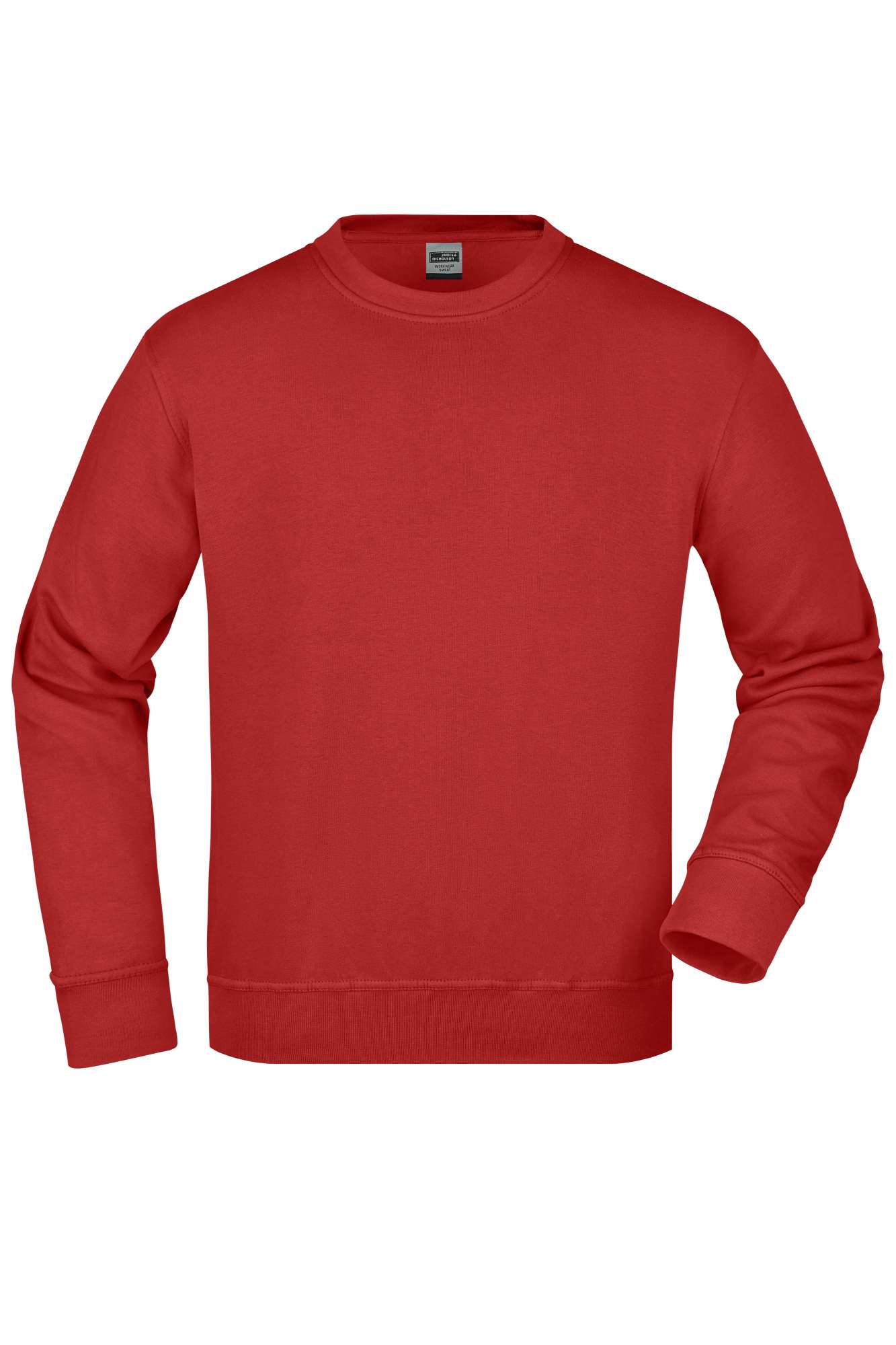 James&Nicholson Rundhals-Sweatshirt aus Baumwoll-Polyester, Orange XS, JN840