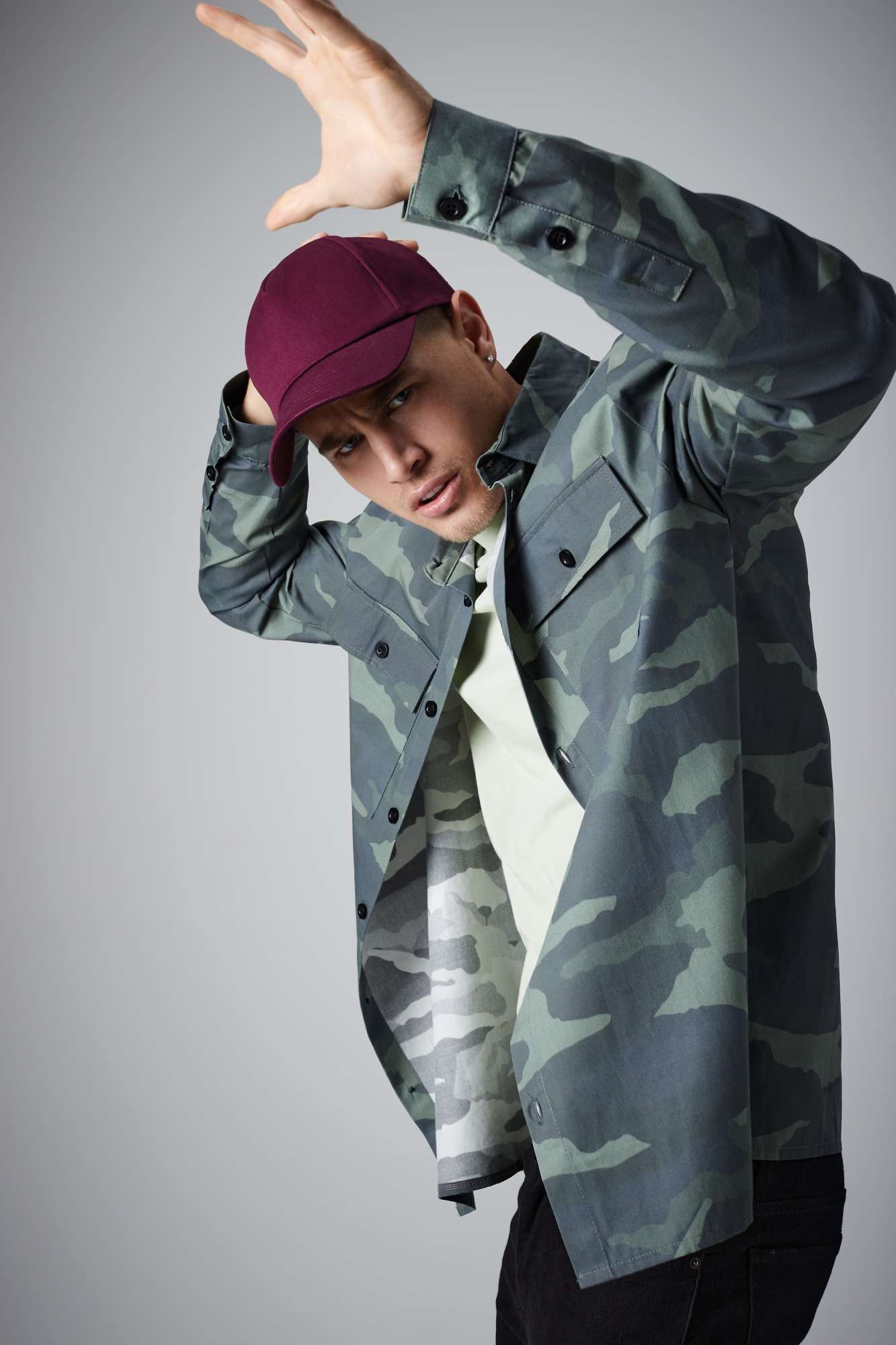 Authentische 5-Panel Kappe aus Twill
