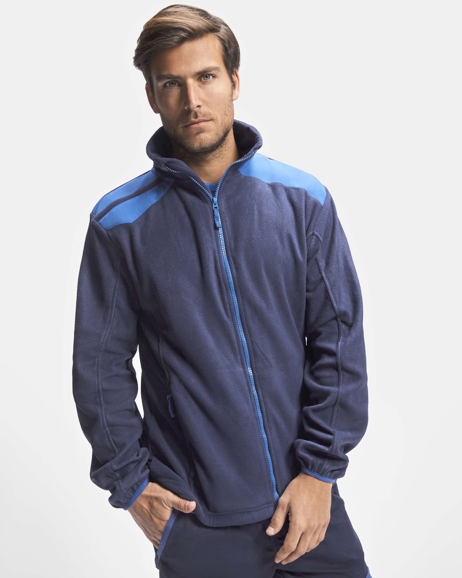 Fleece Jacke Terrano mit Reißverschlusstaschen