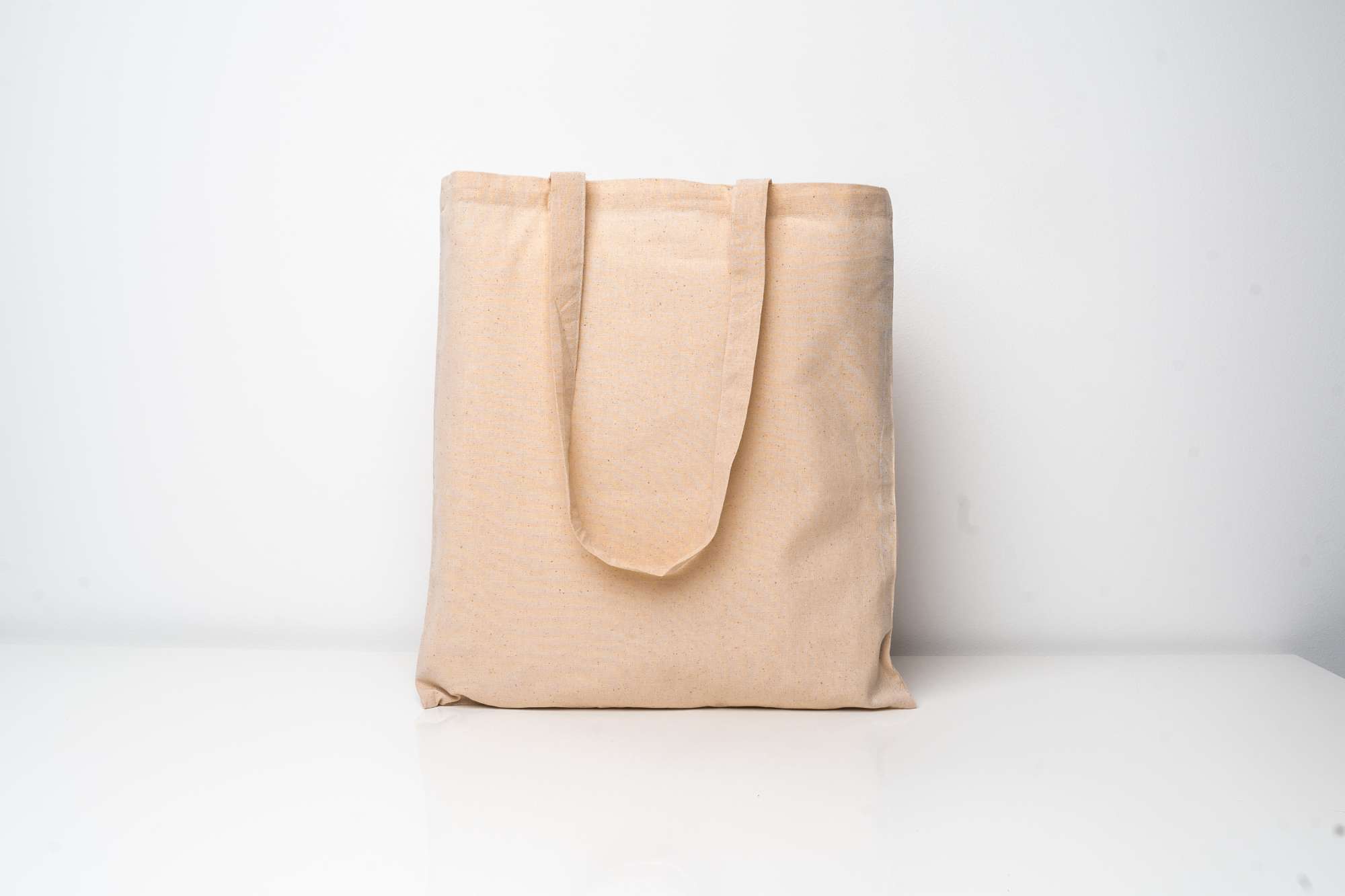 Baumwolltasche mit langen Henkeln