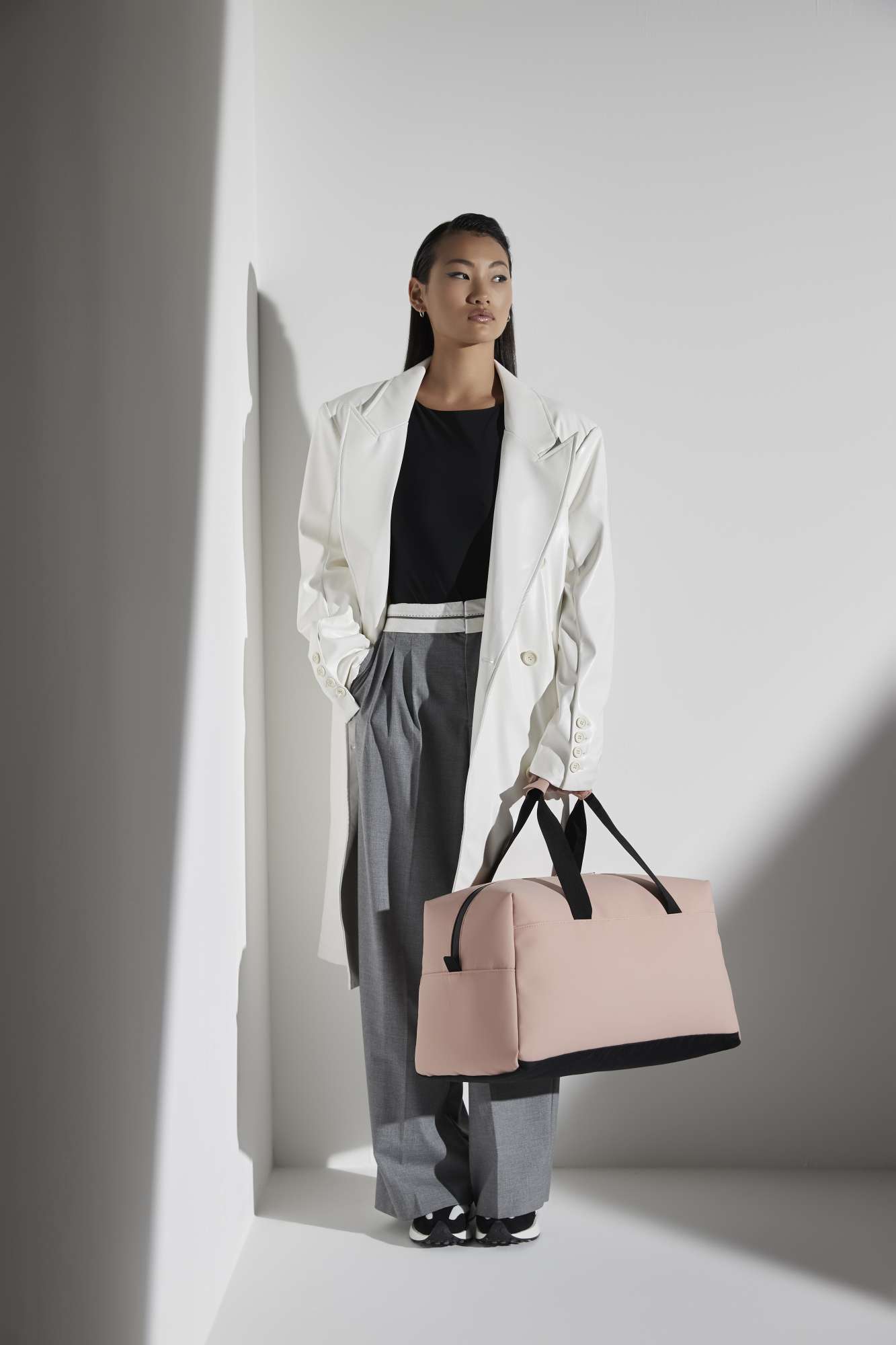 Matte PU Weekender aus recyceltem Polyester