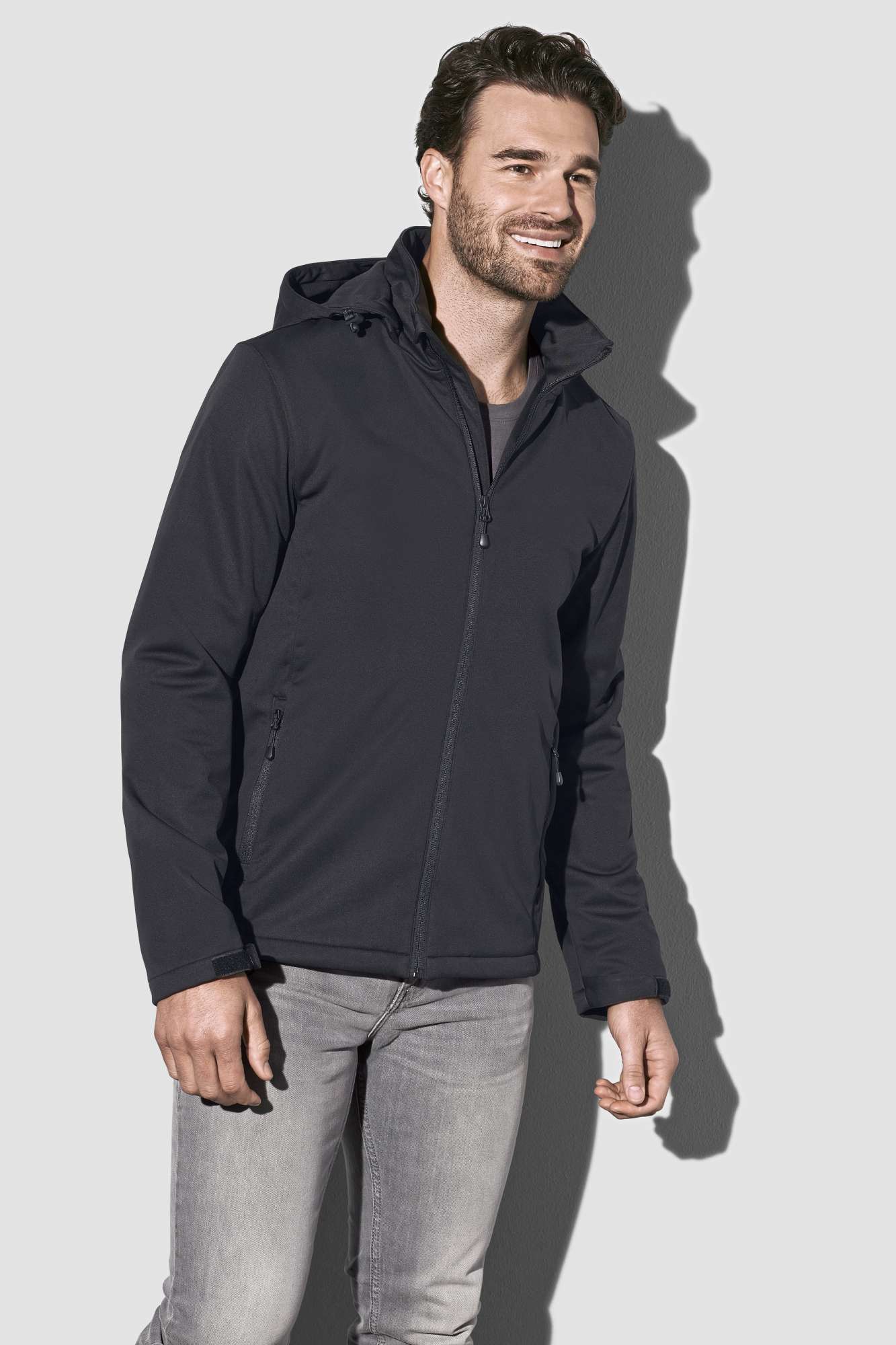 Lux Softshell Jacke Herren mit Kapuze