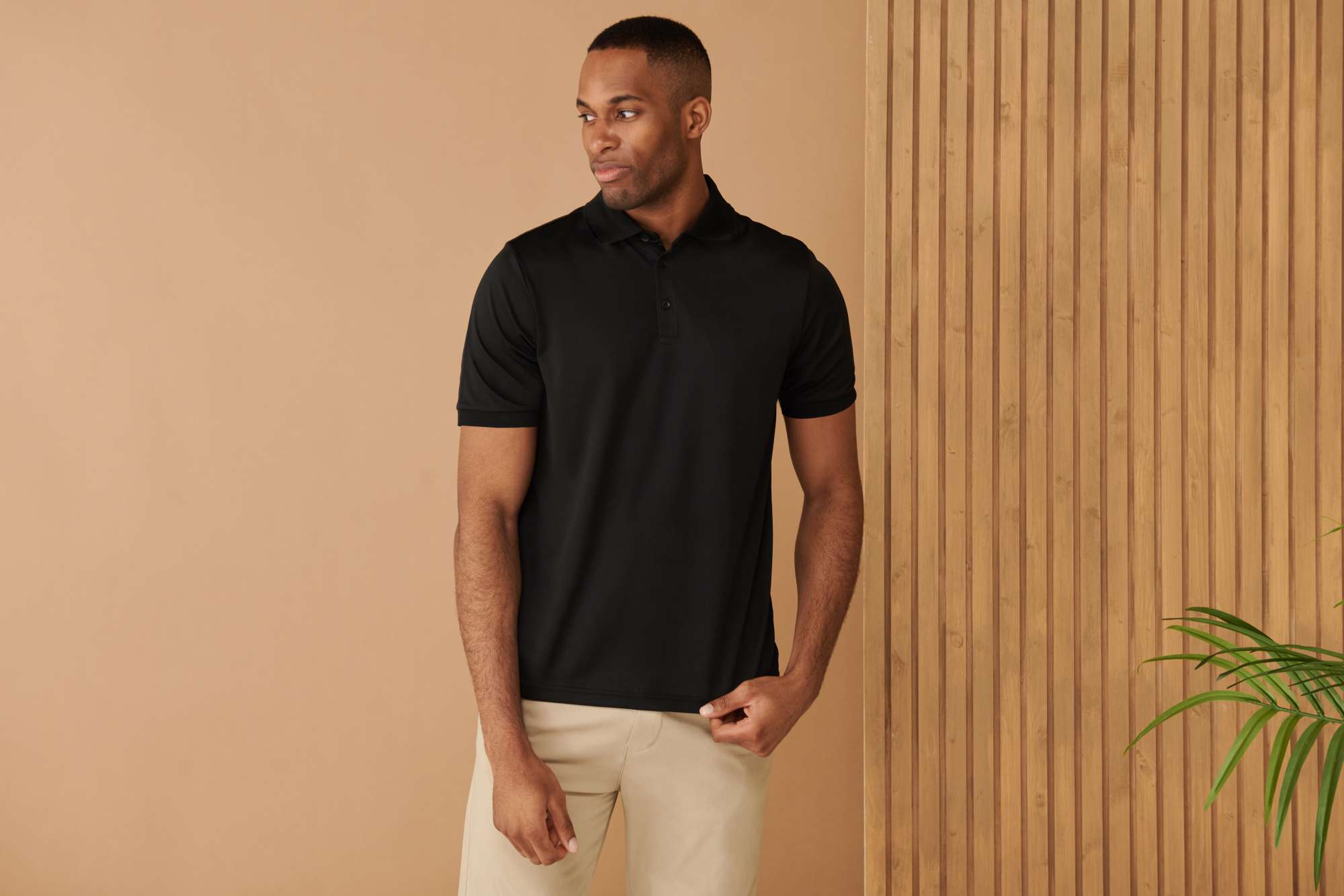 Henbury Recyceltes Polyester Polo mit Stehkragen, Royal XXL, W465