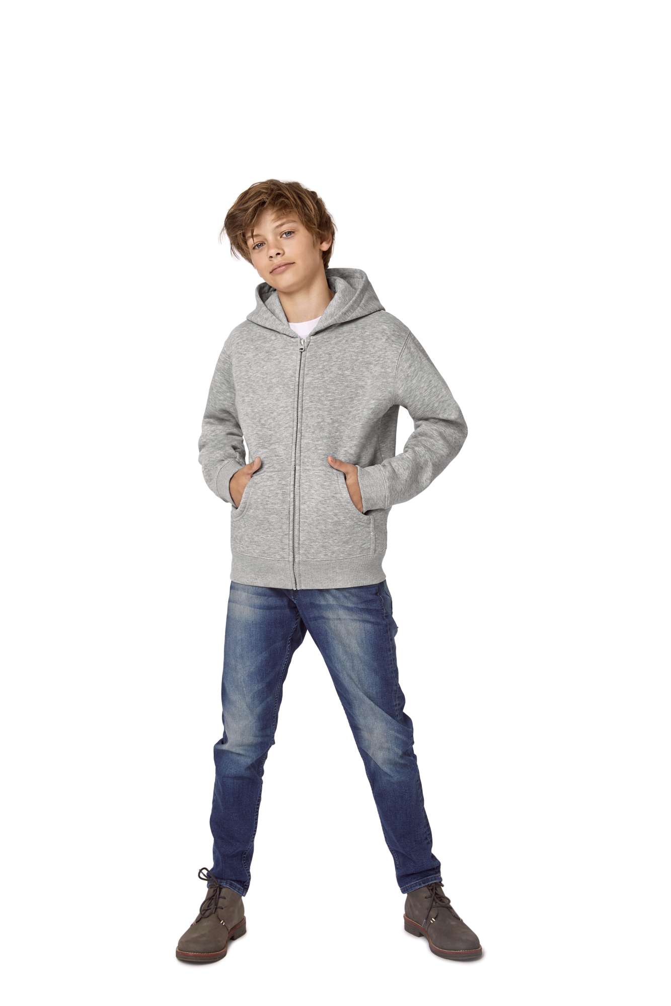 Kapuzensweatshirt mit Reißverschluss für Kinder