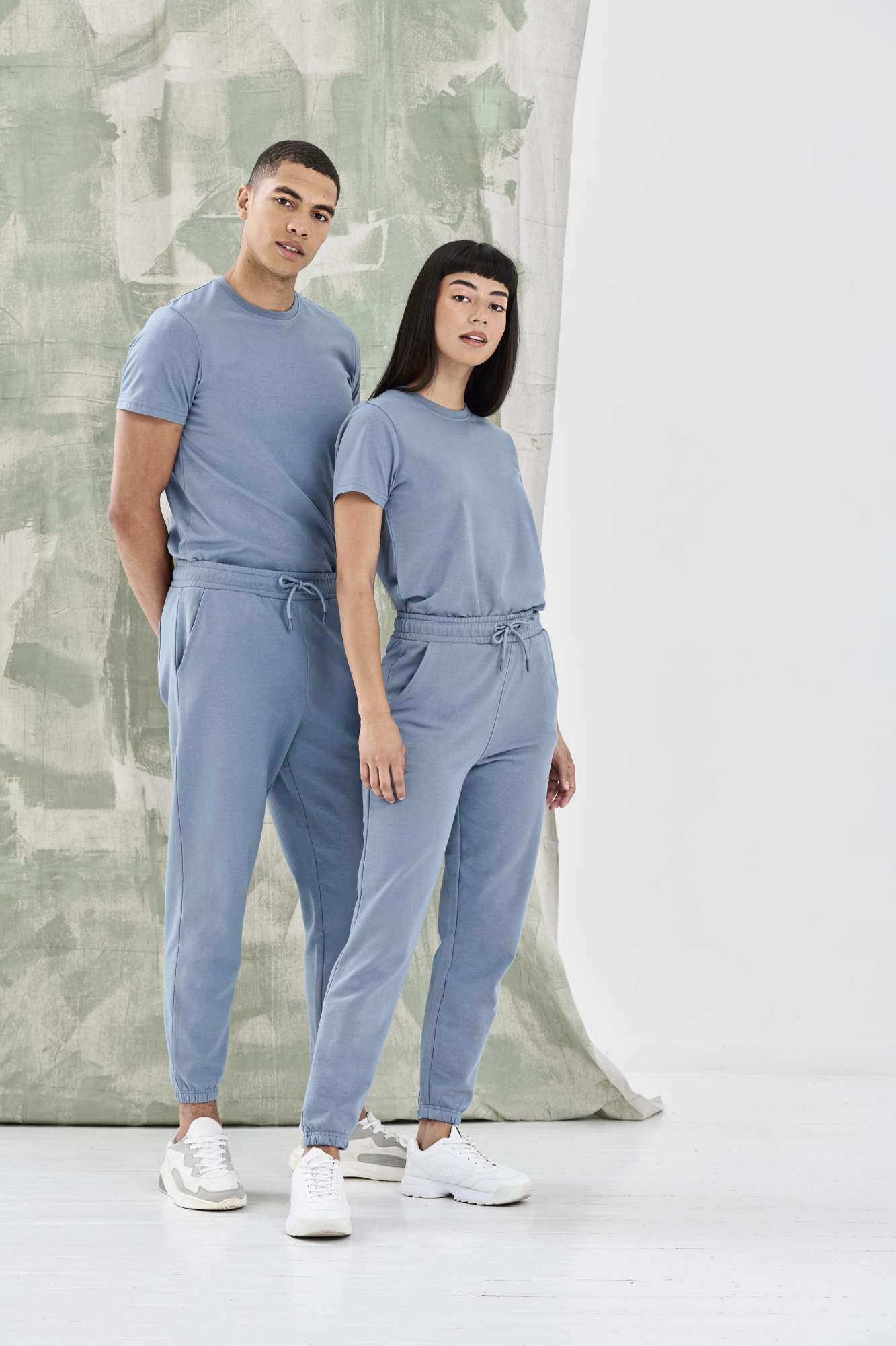 SF Men Regenerative Baumwoll-Jogginghose mit Taschen, Stone Blue XXL, SFM430